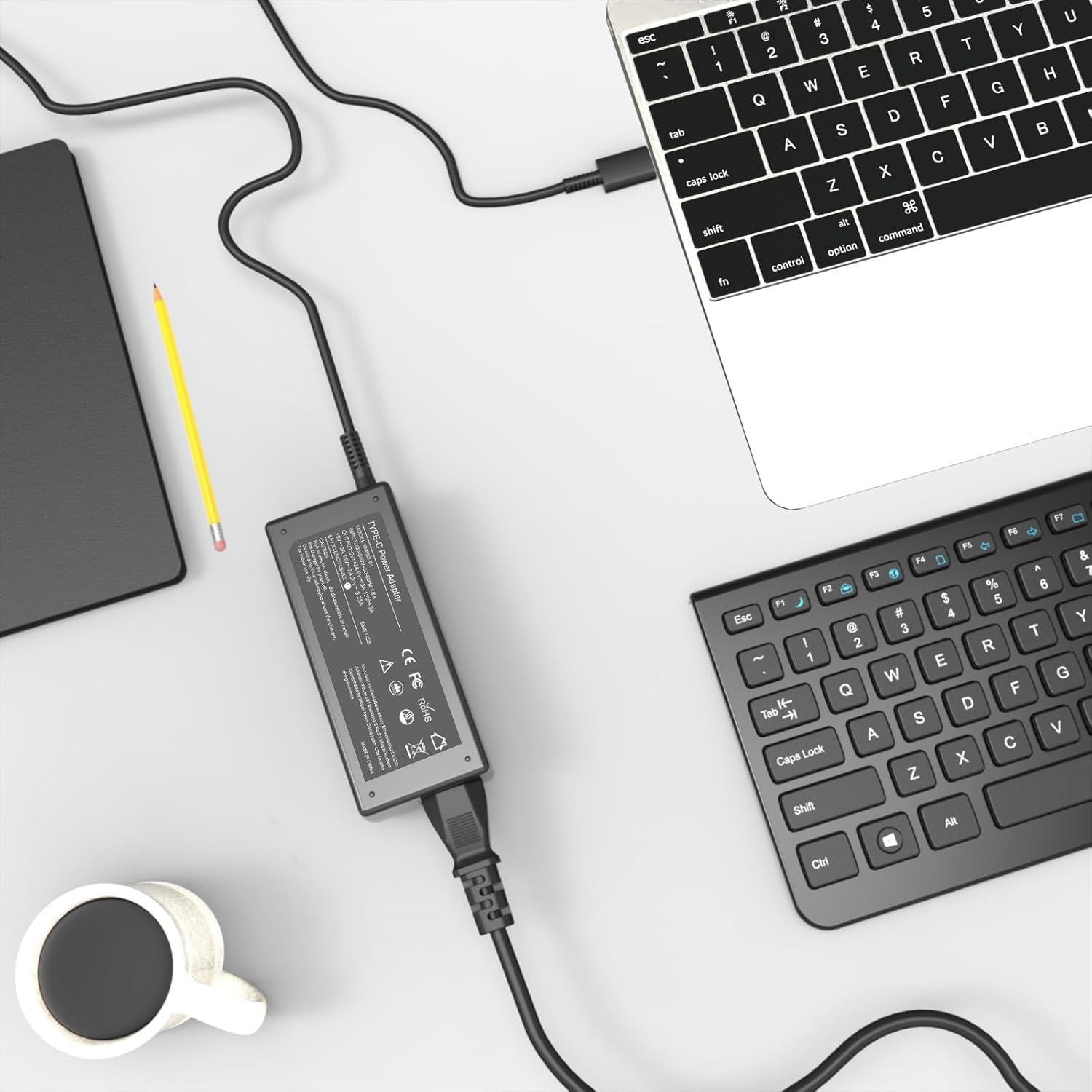 Cargador Universal 65W USB Tipo C Compatible Chromebook