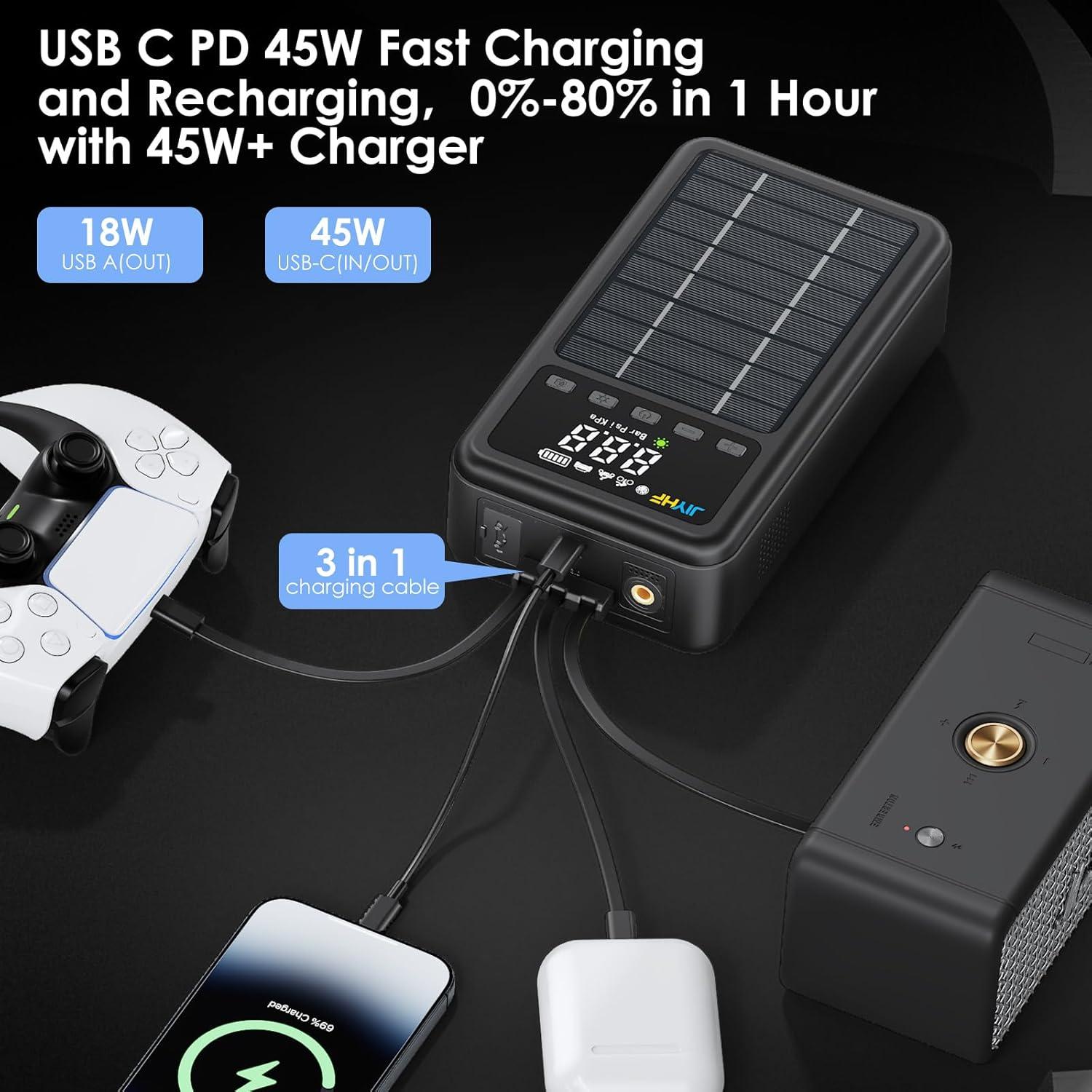 Arrancador de Salto JIYHF S4 3000A con Compresor 150PSI