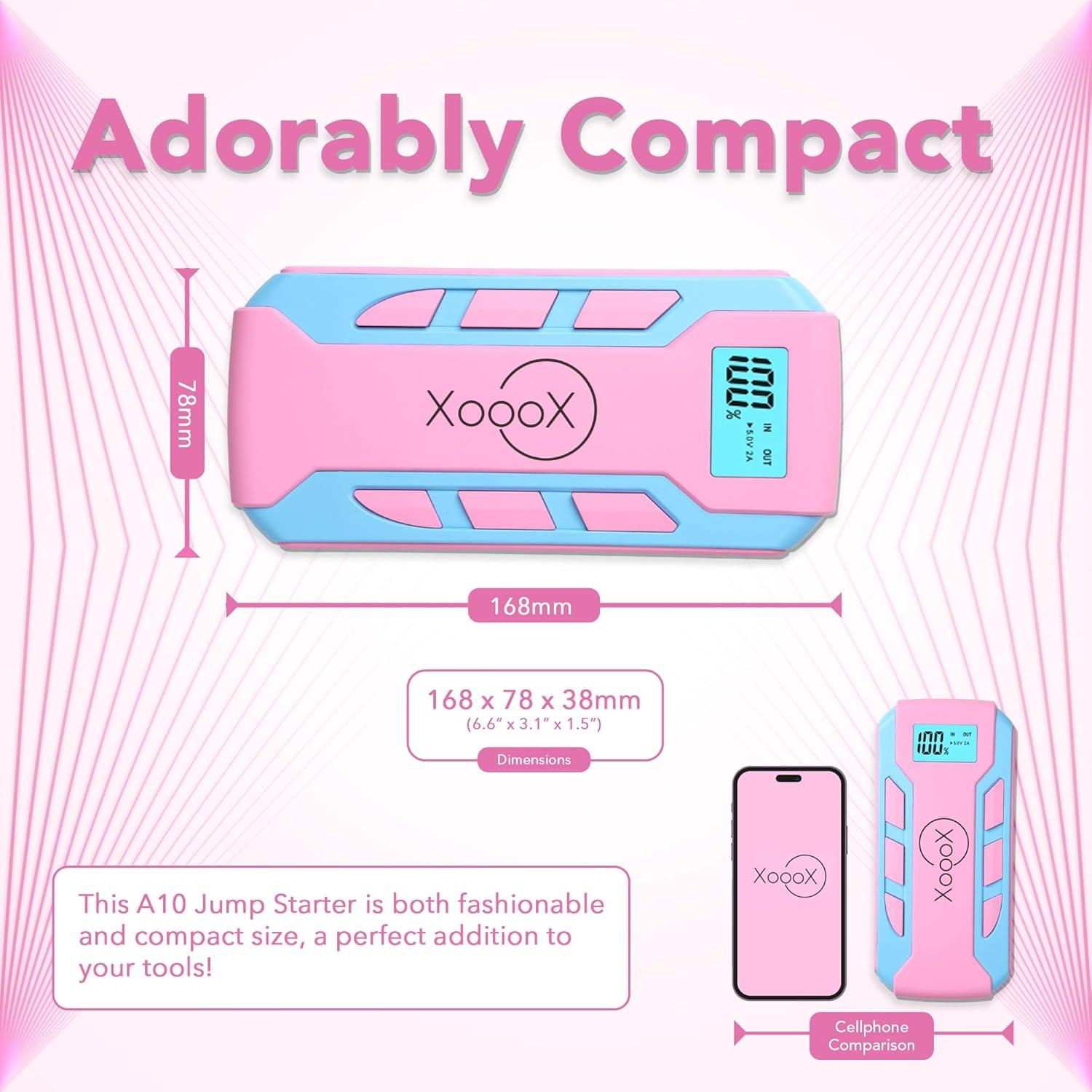 Kit de Arranque de Batería Portátil XoooX A10 2000A Rosa