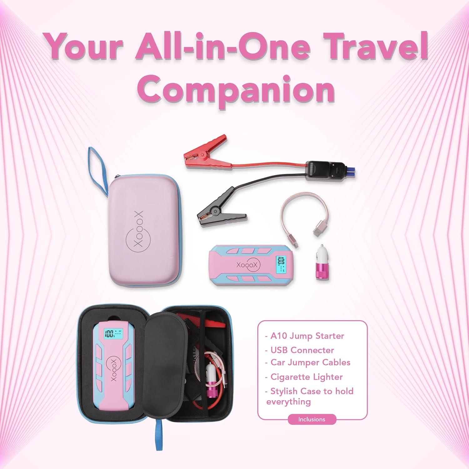 Kit de Arranque de Batería Portátil XoooX A10 2000A Rosa