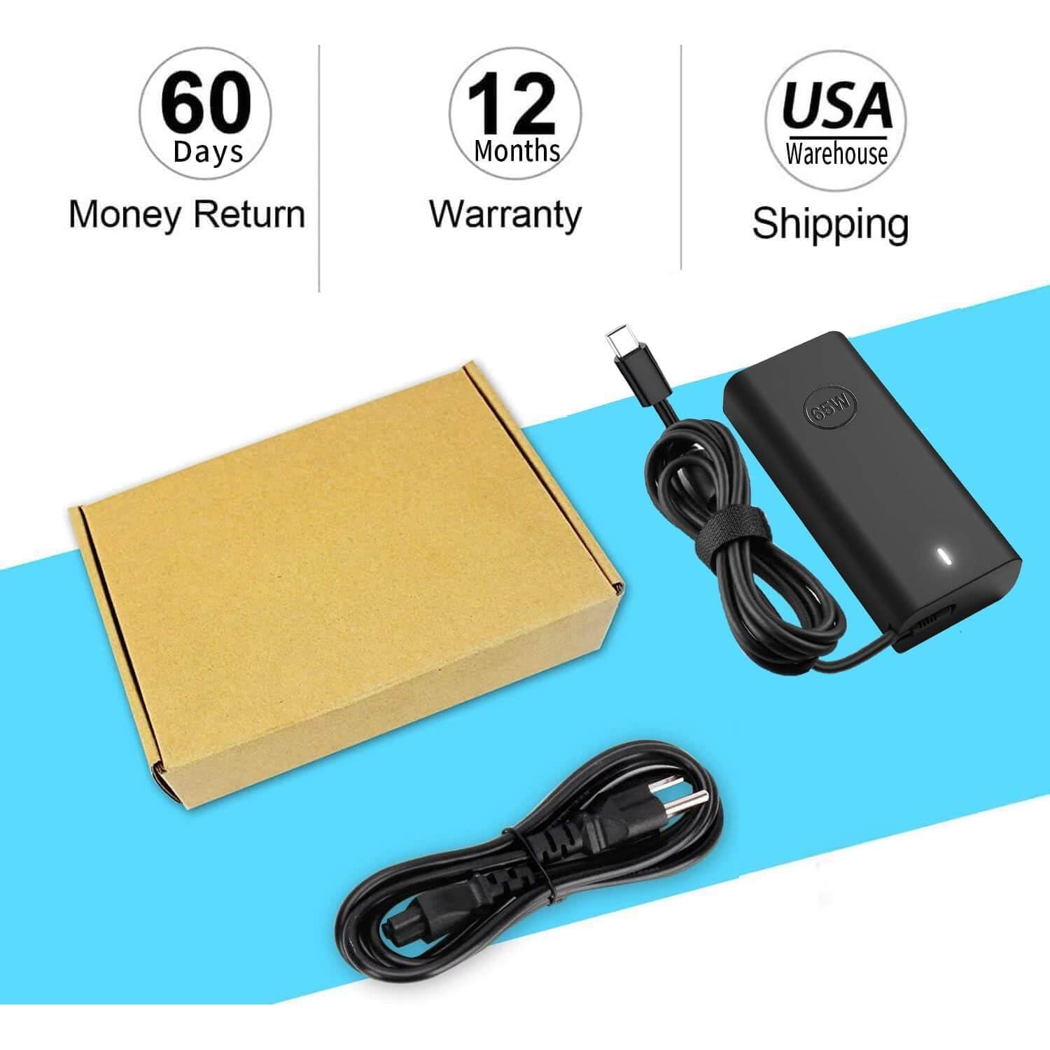 Cargador USB C 65W DMKAOLLK para Laptop Dell y Otros