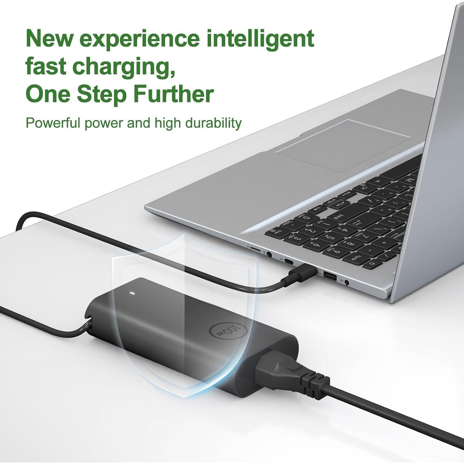 Cargador de Laptop 100W GaN USB-C Compatible Dell Precision