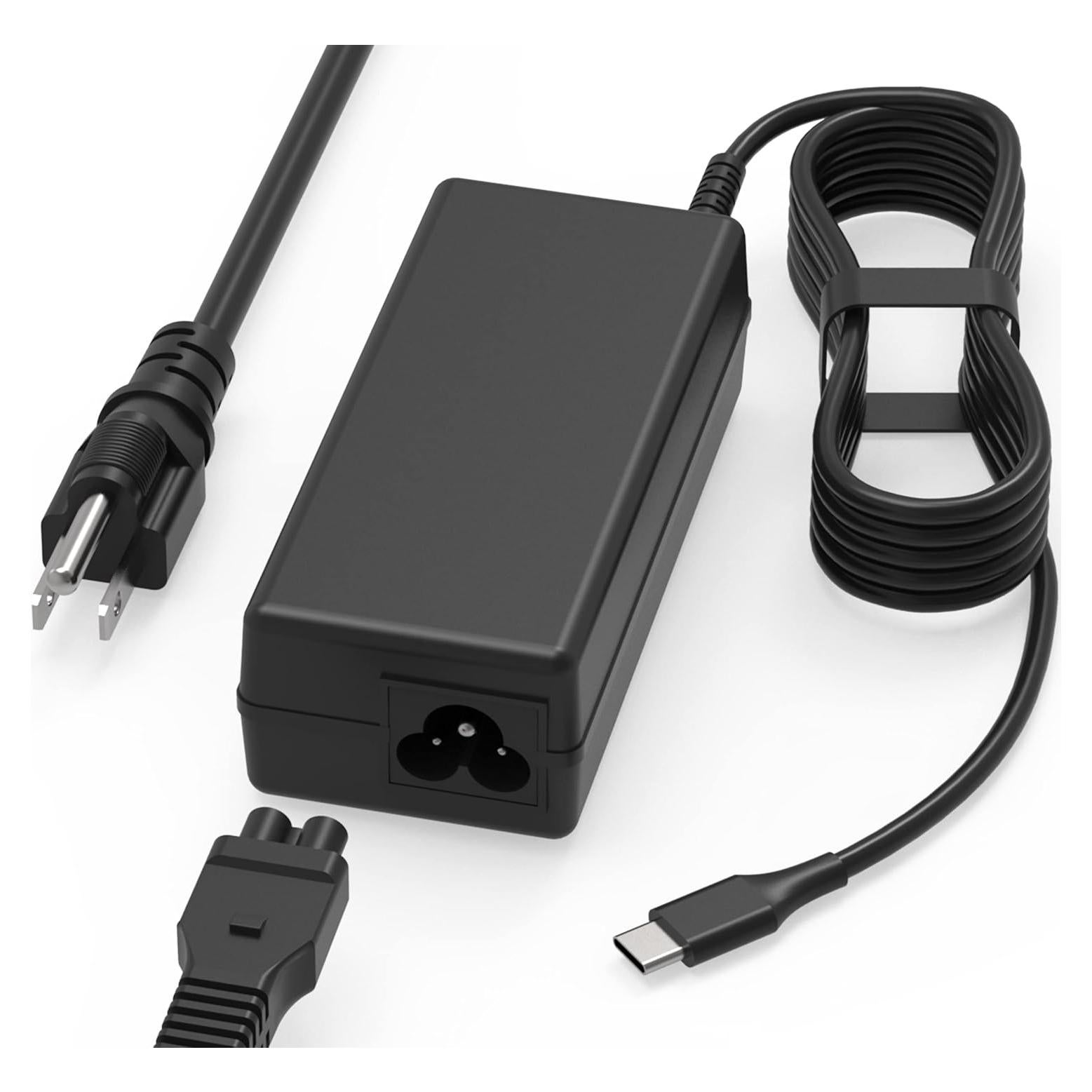 Cargador USB-C 65W YEOTSMUT para Laptop HP, Dell, Lenovo