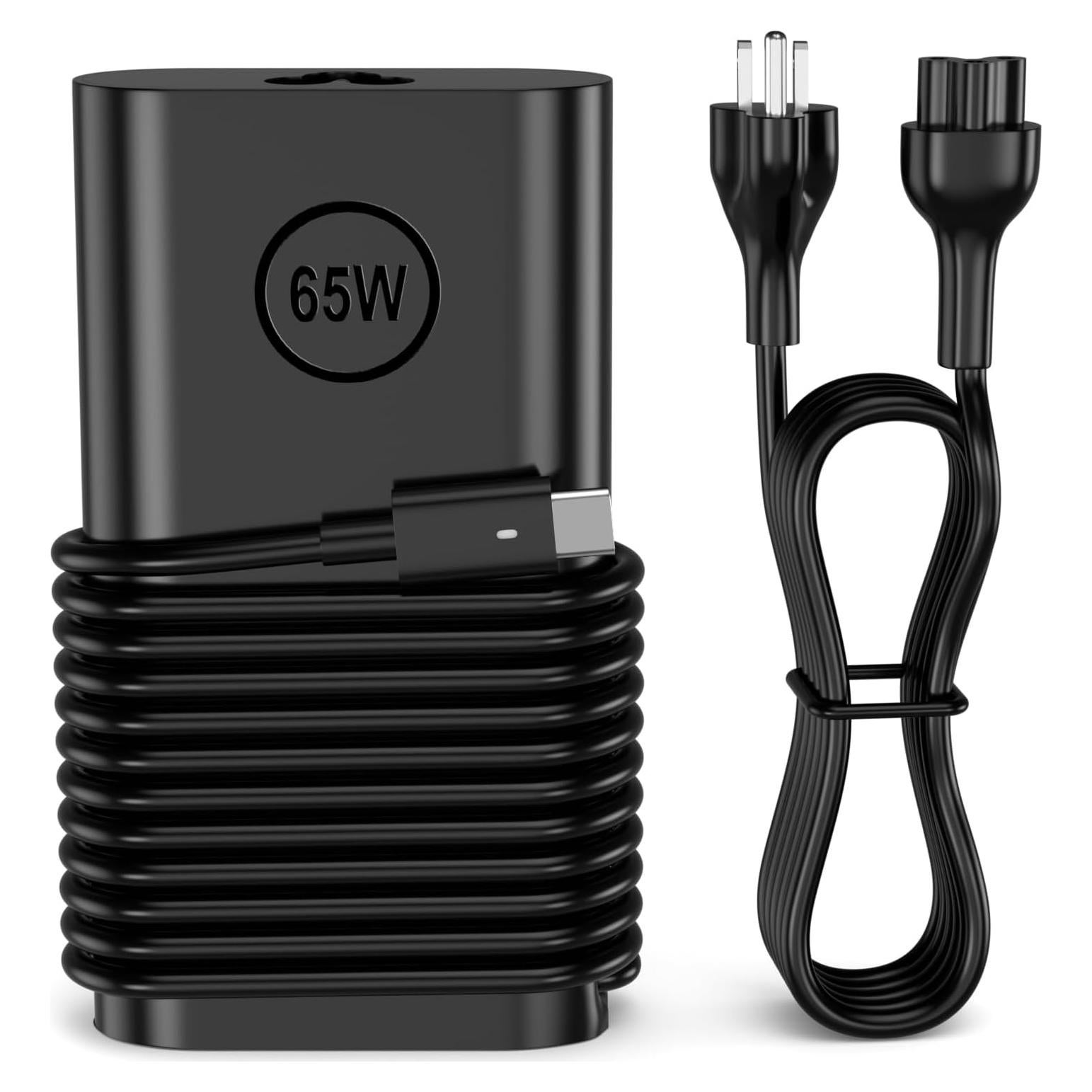 Cargador USB C 65W RYAOBWU para Dell Latitude y XPS