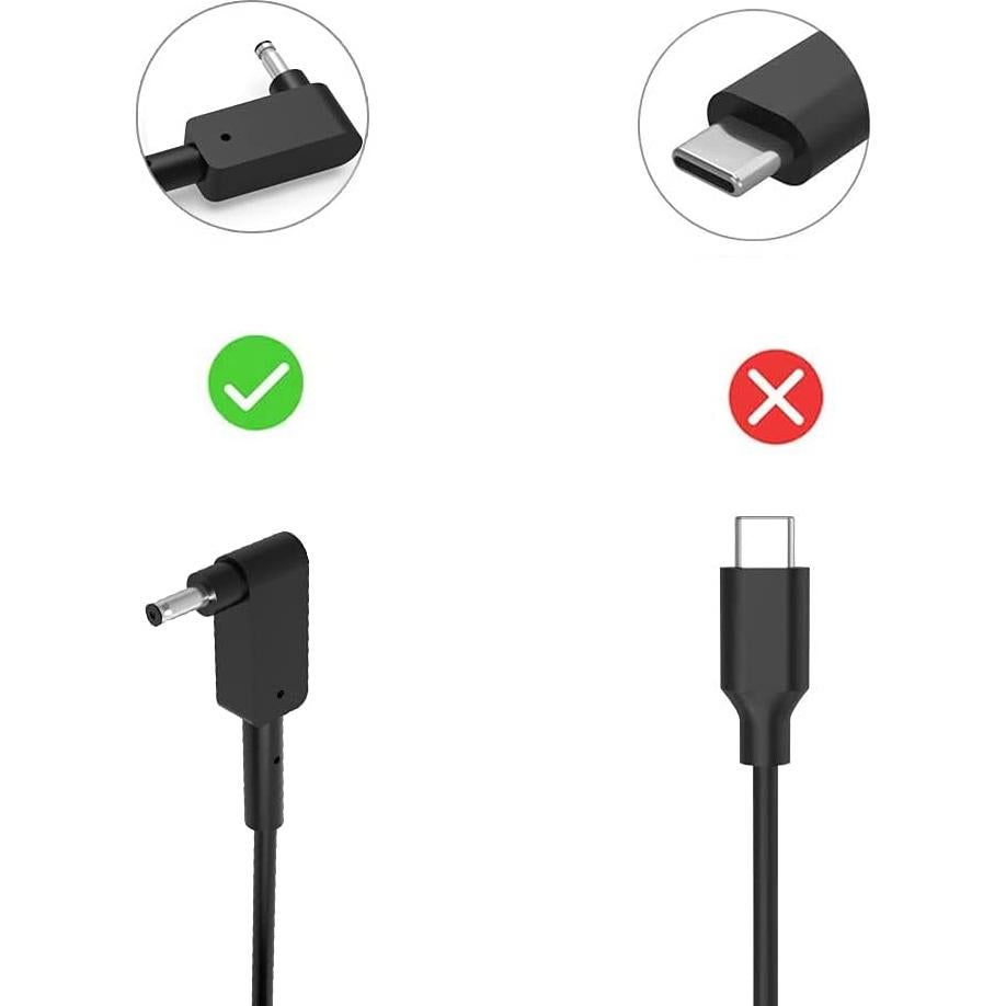 Cargador Superer 65W/45W Compatible con Acer Chromebook