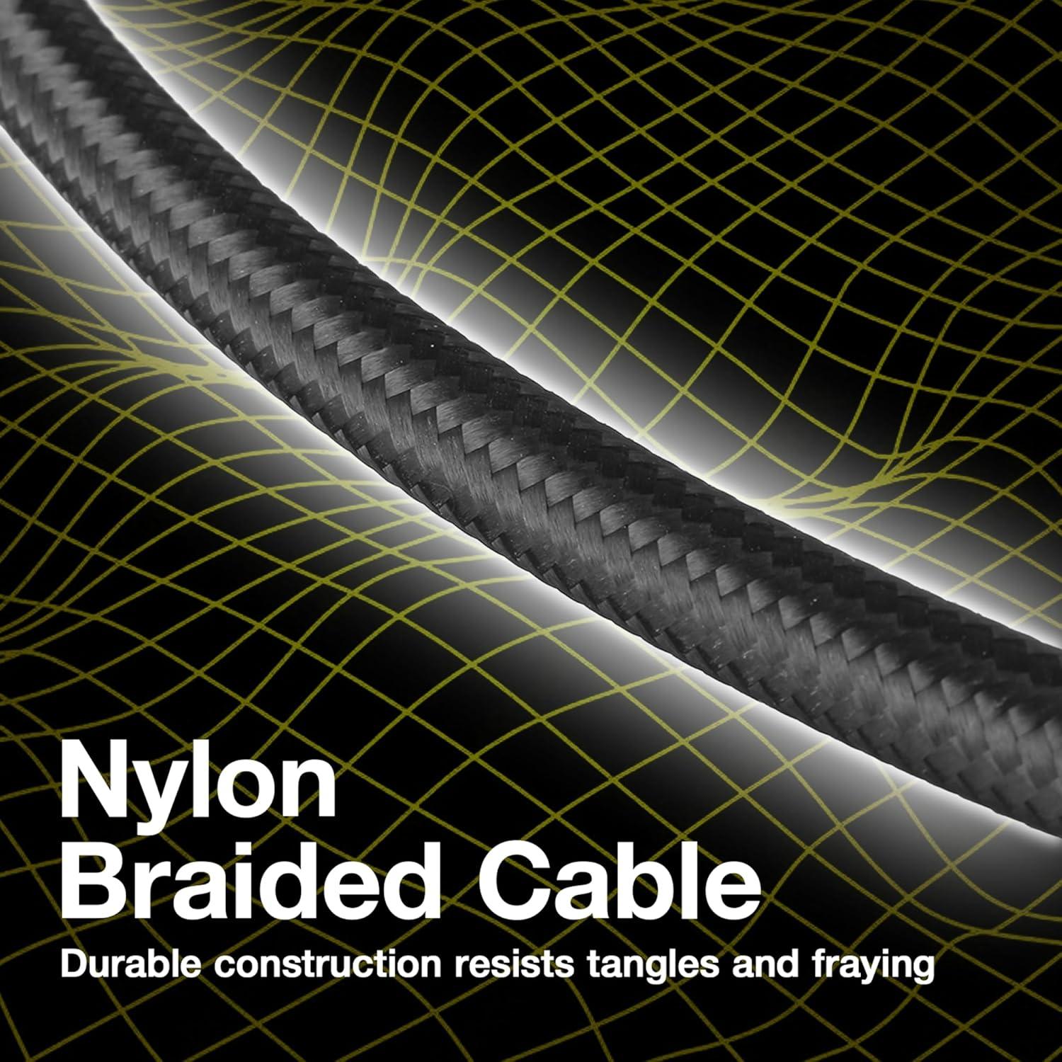 Cable USB-C BoxWave 3.05m 100W Nylon Trenzado para Eurocom