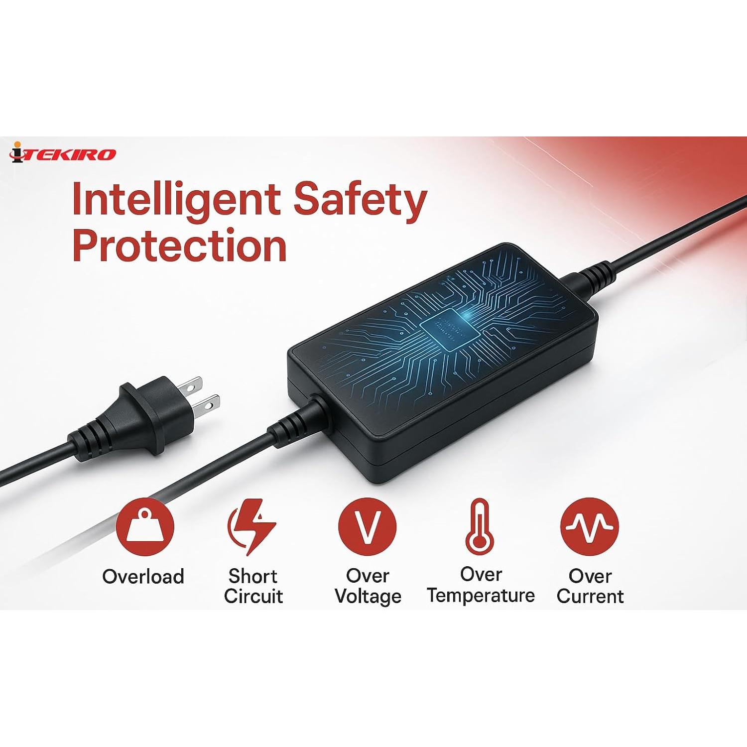 Adaptador de CA iTEKIRO 19V 2.1A para Dynabook Satellite