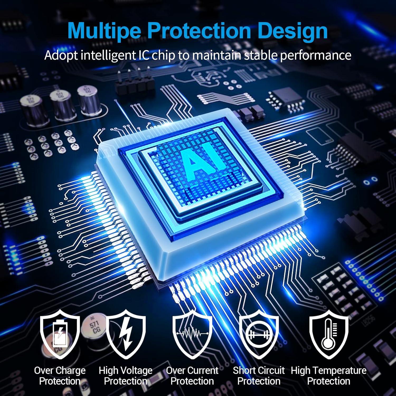 Cargador de Laptop Ryaobwu 65W Compatible con Acer Aspire y Chromebook