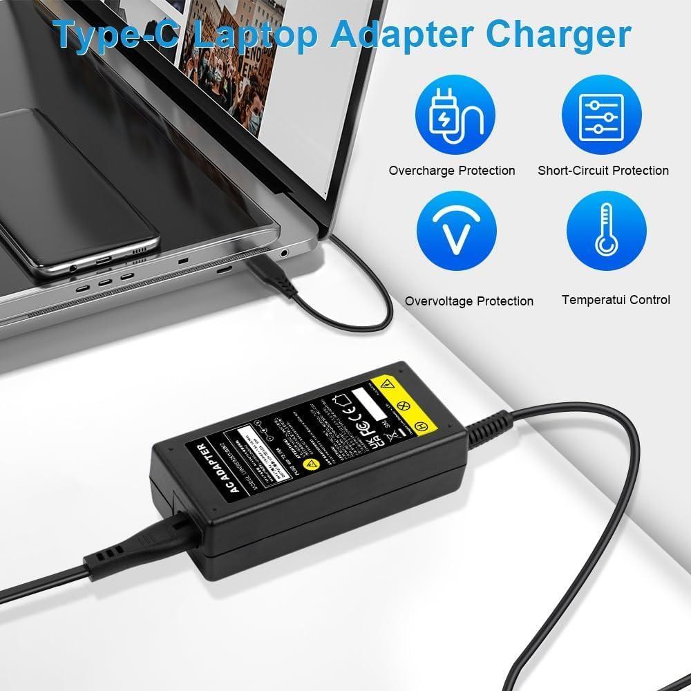 Cargador USB-C 65W TREE.NB para Lenovo, Dell, HP, Acer