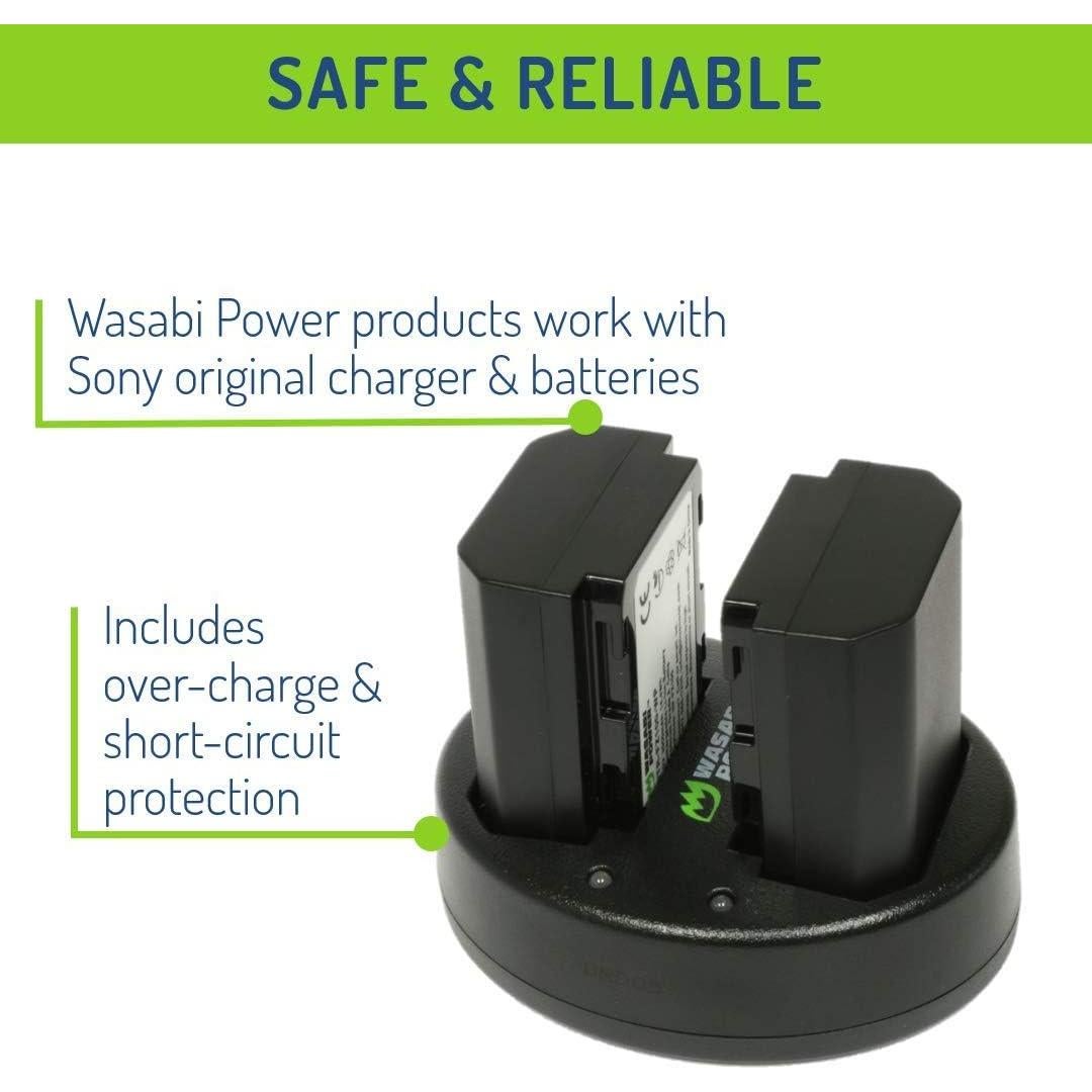 Kit de Baterías y Cargador USB Doble Wasabi Power NP-FZ100