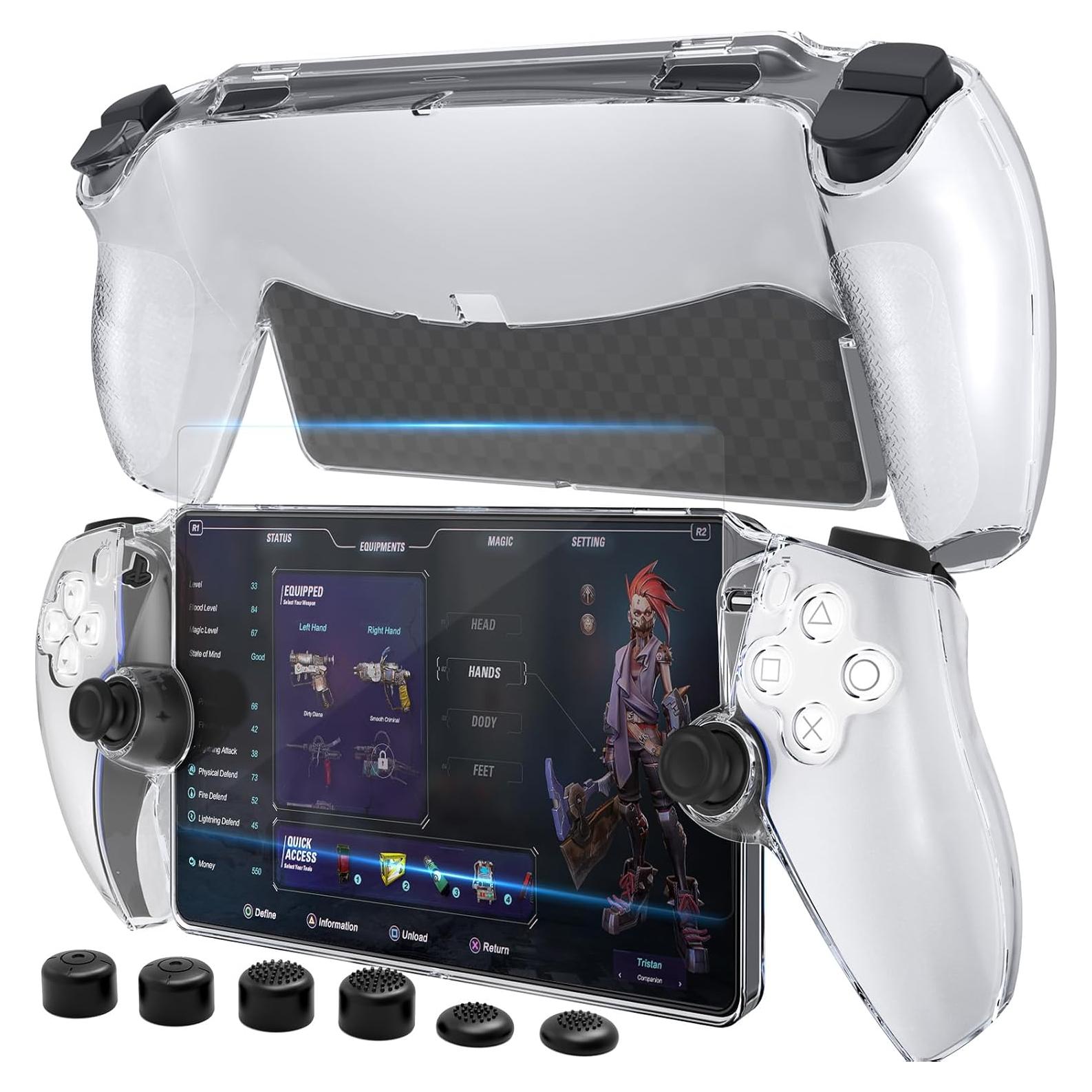 Funda Protectora para PS5 HEYSTOP con Vidrio Templado