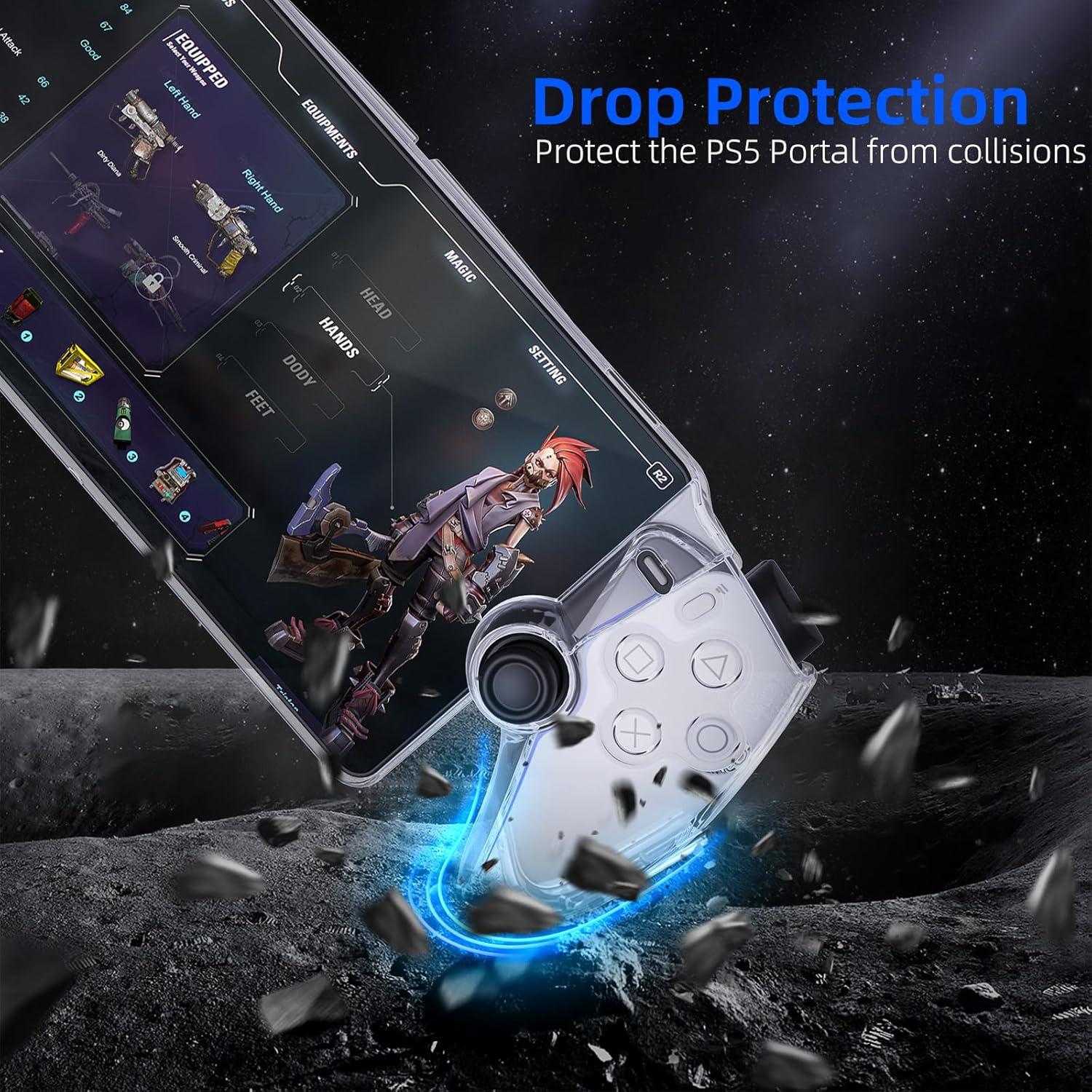 Funda Protectora para PS5 HEYSTOP con Vidrio Templado