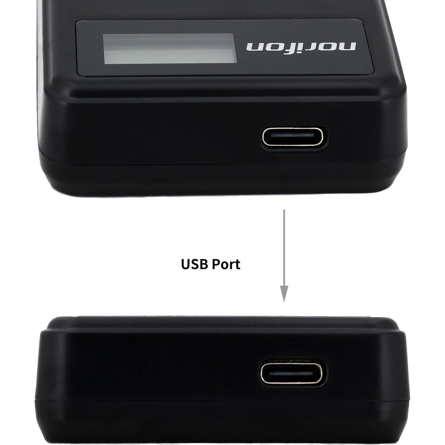 Cargador USB LCD Norifon NP-BD1 para Cámaras Sony