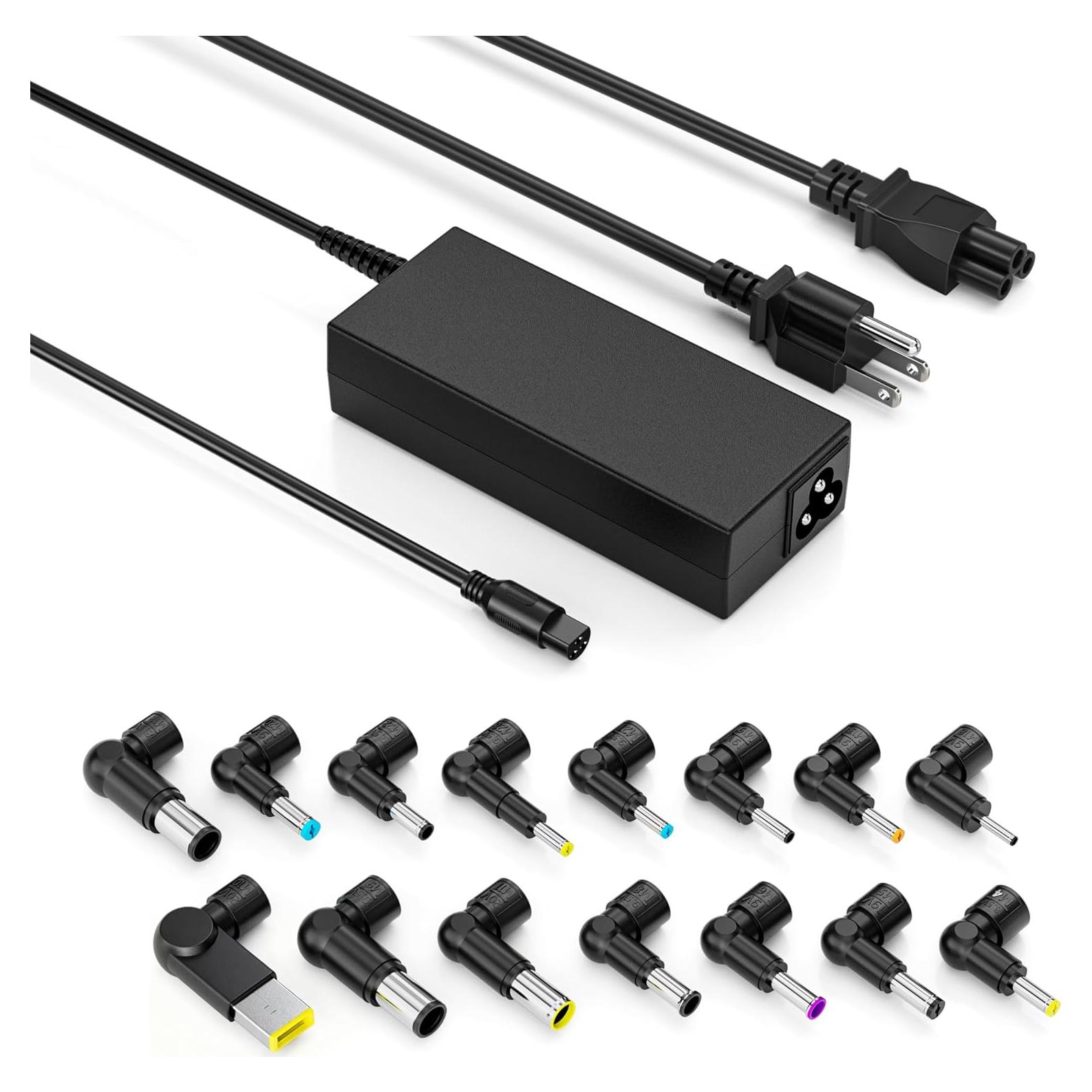 Cargador Universal 90W RicChic para Laptop HP Dell Lenovo