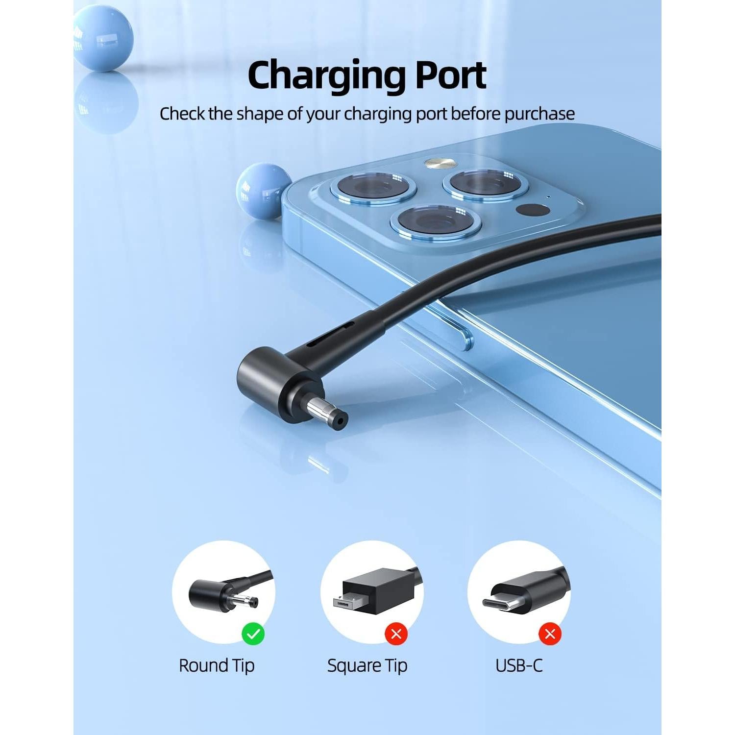 Cargador AC 65W Superer para Asus Vivobook 15 F512JA