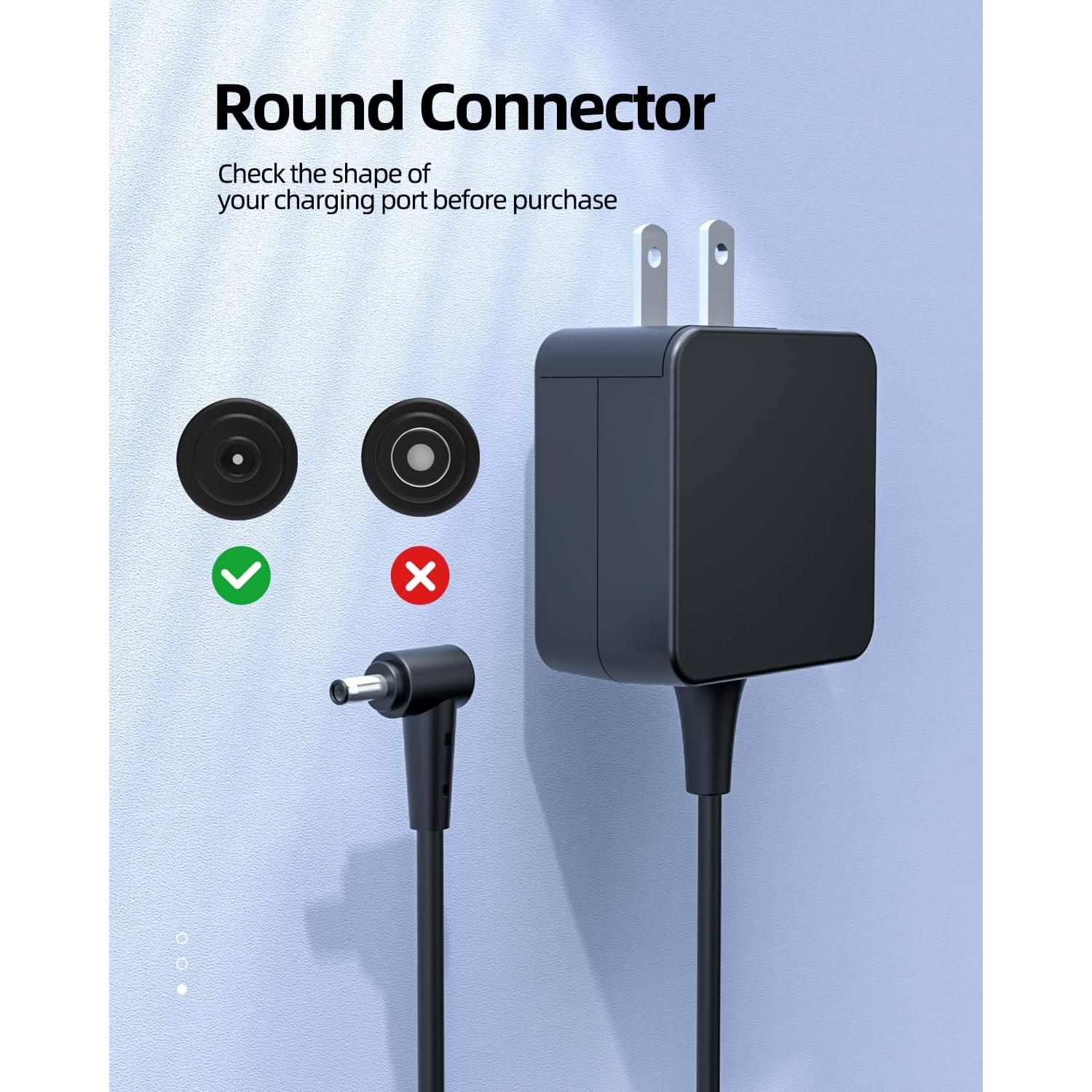 Cargador de CA Superer 65W para Asus ZenBook Duo 15.6"