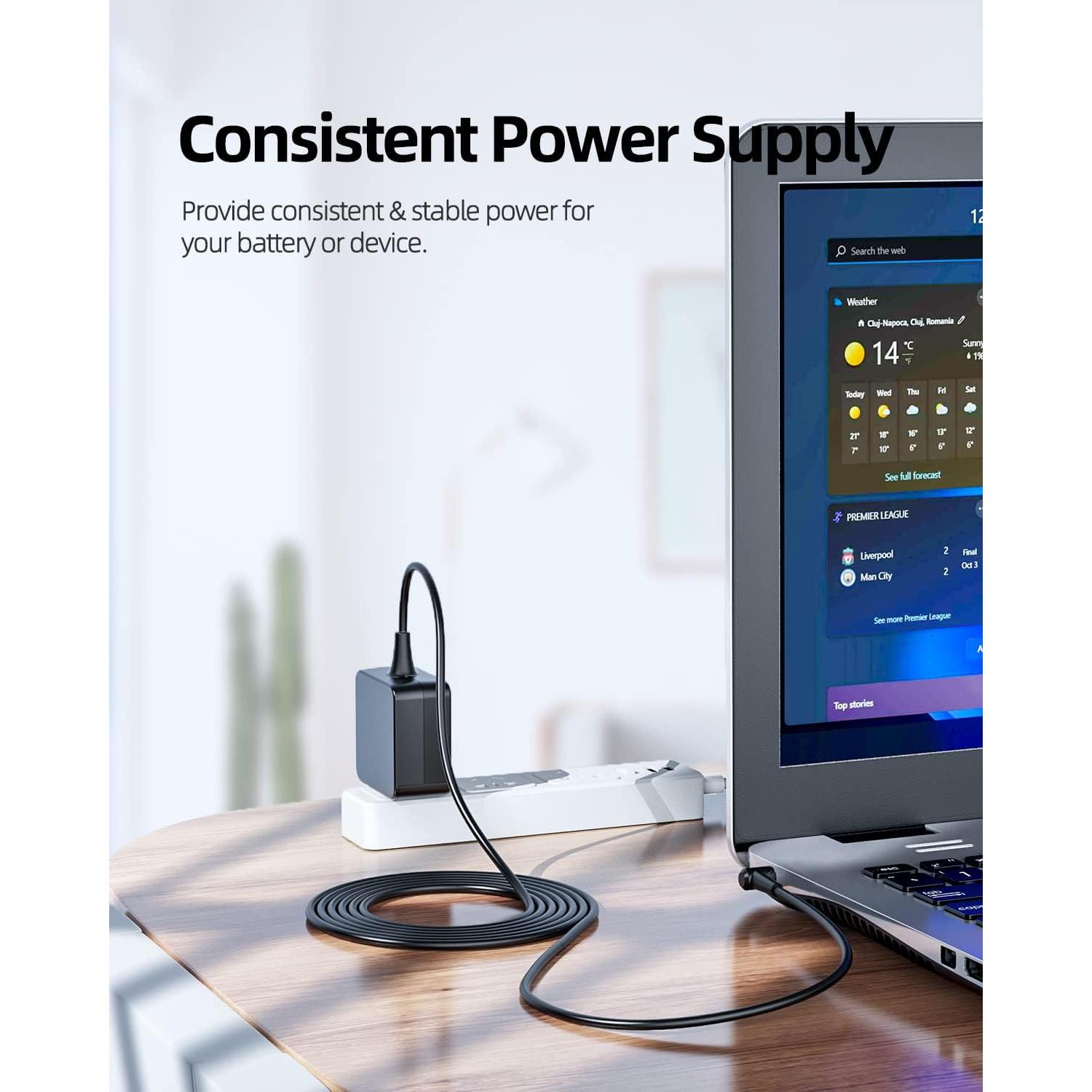 Cargador de CA Superer 65W para Asus ZenBook Duo 15.6"