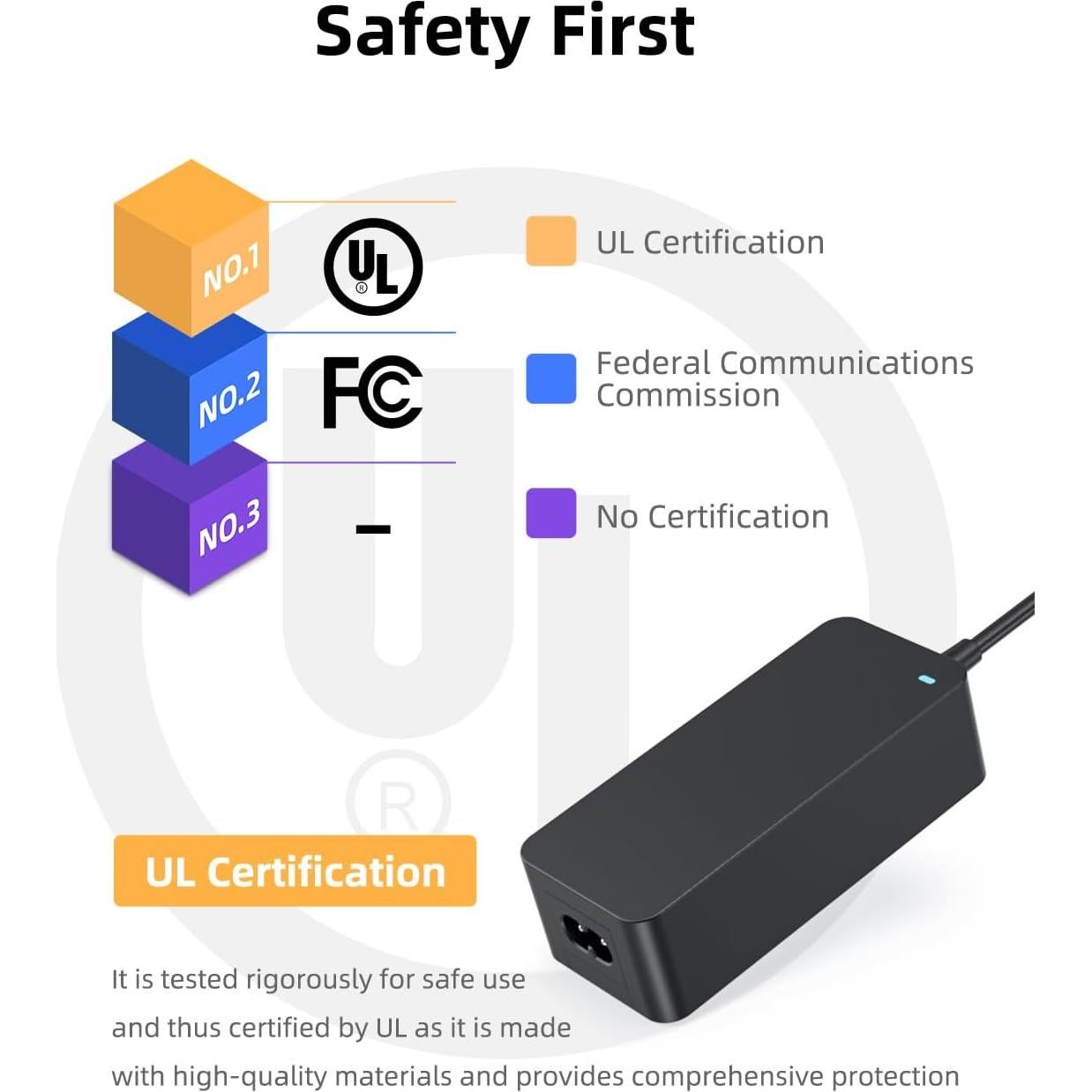 Cargador AC 65W Nicpower para Acer TravelMate P2 y P4