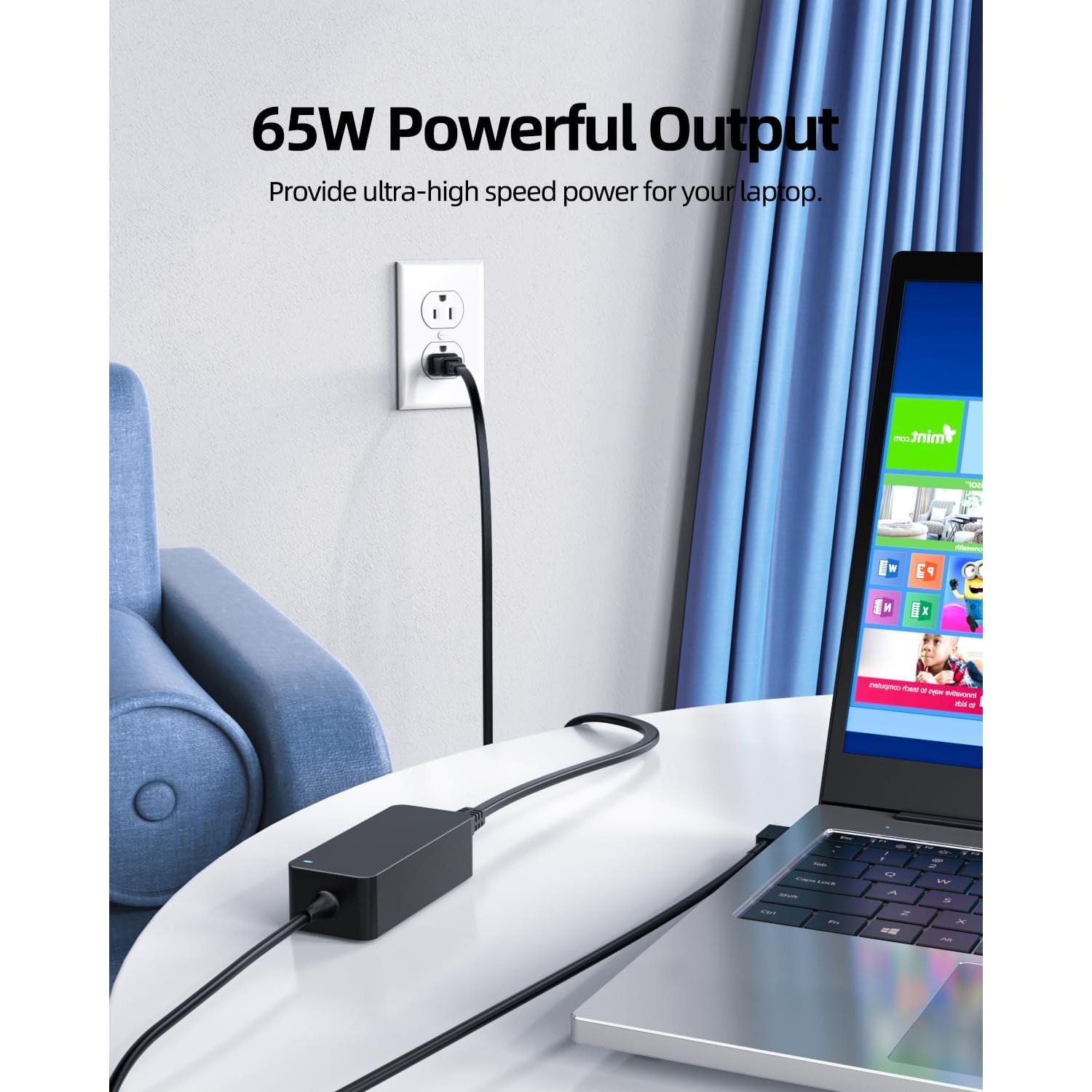 Cargador AC 65W Nicpower para Acer TravelMate P2 y P4