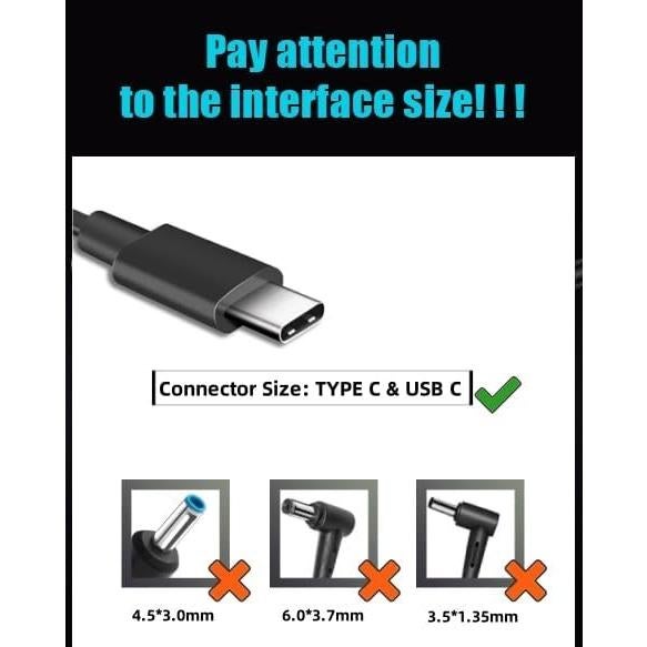 Cargador USB-C 65W SLRIOYS para Asus Zenbook y Vivobook