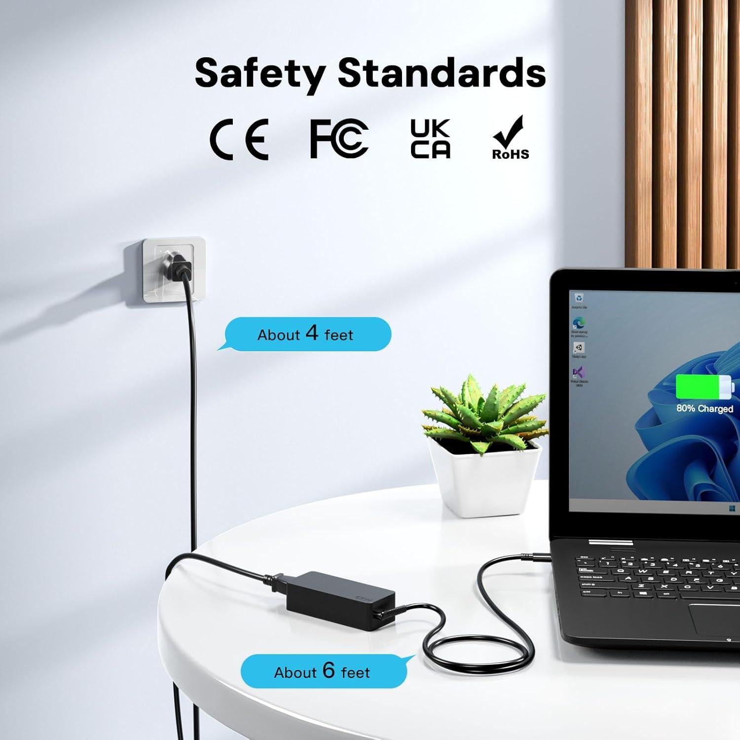 Cargador USB-C 65W DONGERDI para Laptops Asus y Chromebook