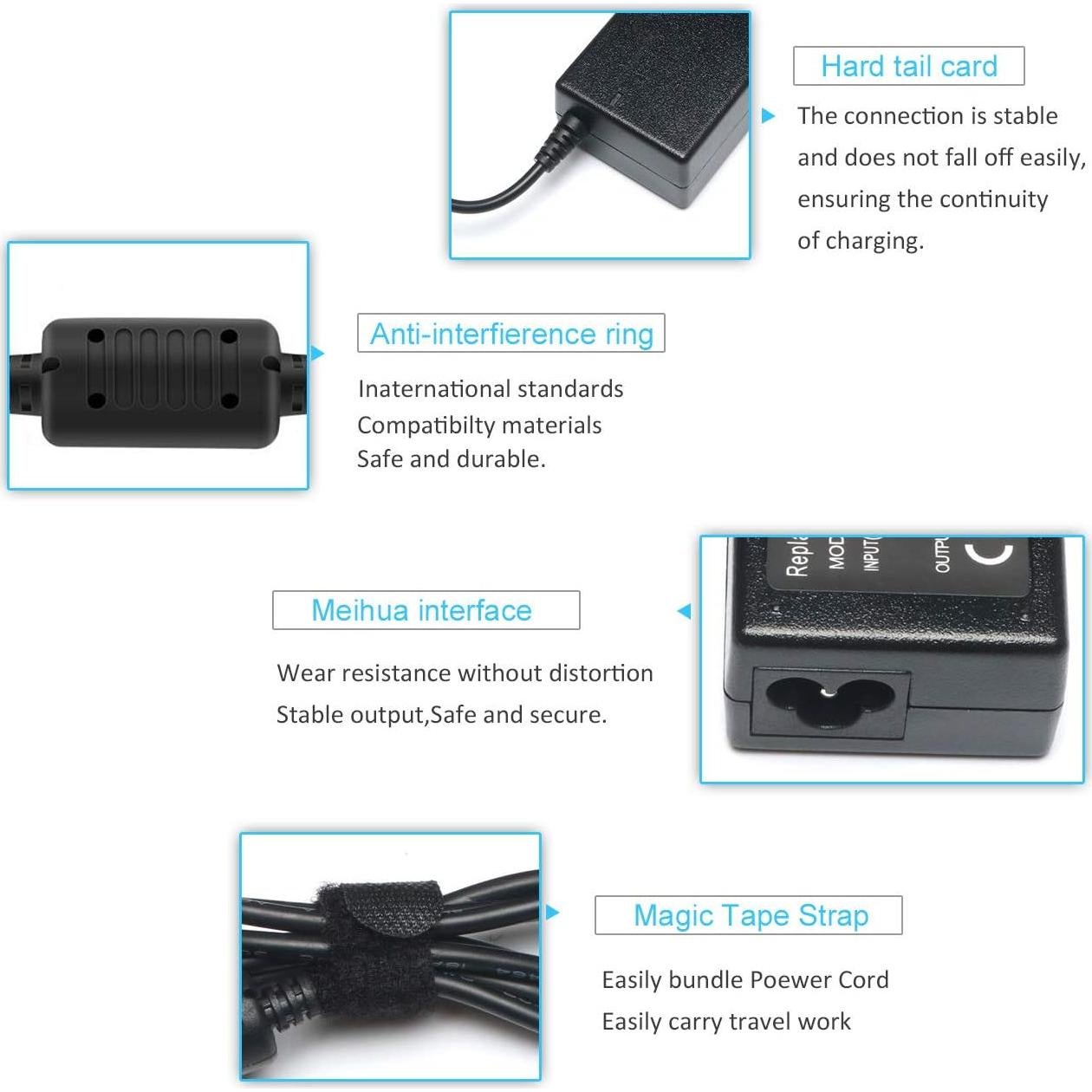 Cargador SOLICE 65W 19V para Acer Aspire y Chromebook