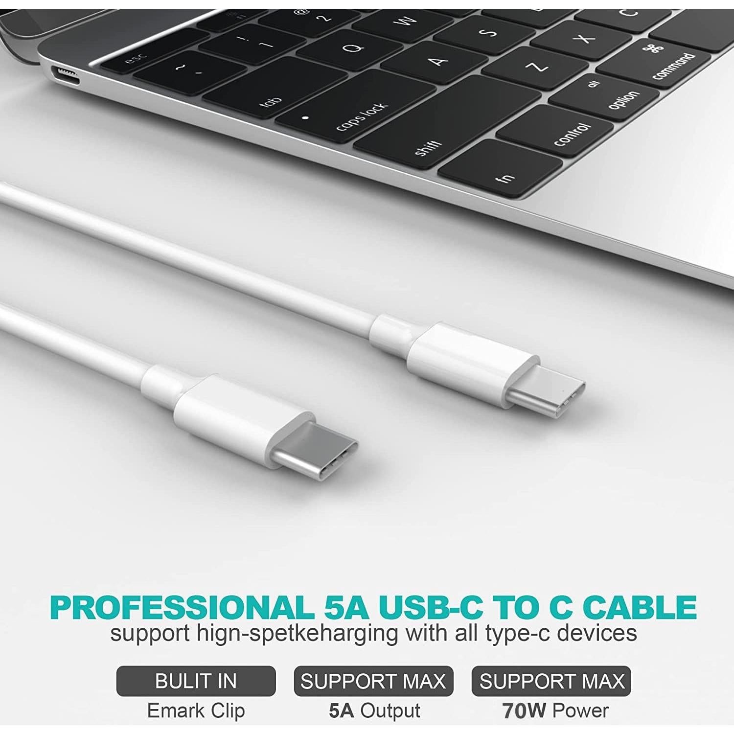 Cargador USB-C 70W para MacBook Pro/Air M1 M2 M3 M4 2m