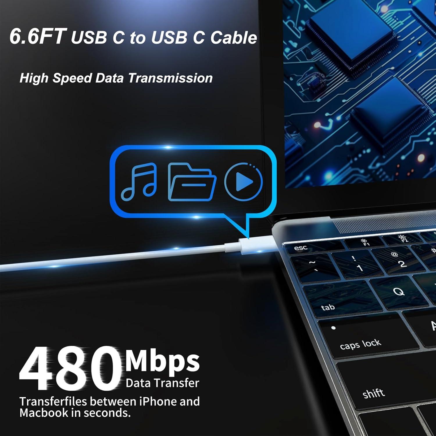 Cargador USB-C 118W EAOYHGB para MacBook Pro y Air