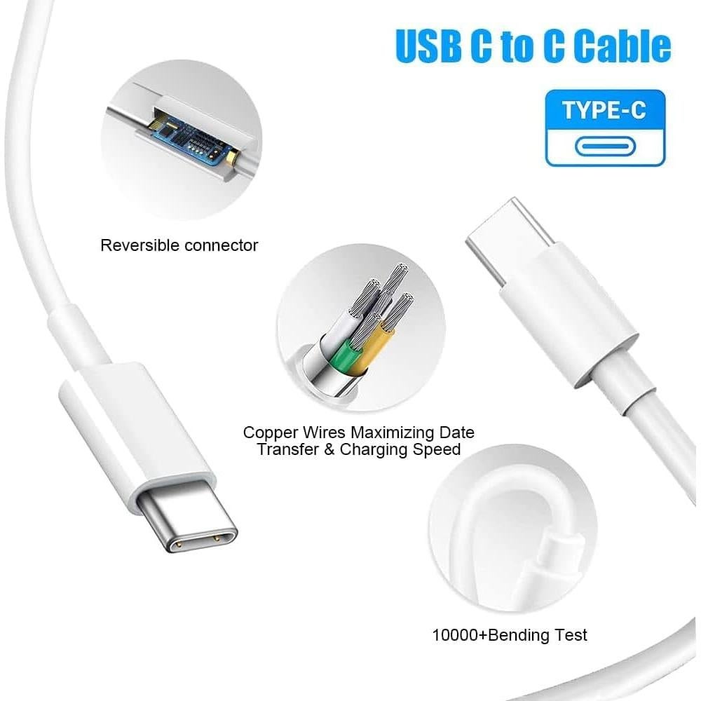 Cargador 100W GaN para MacBook Pro/Air M1 M2 M3 M4