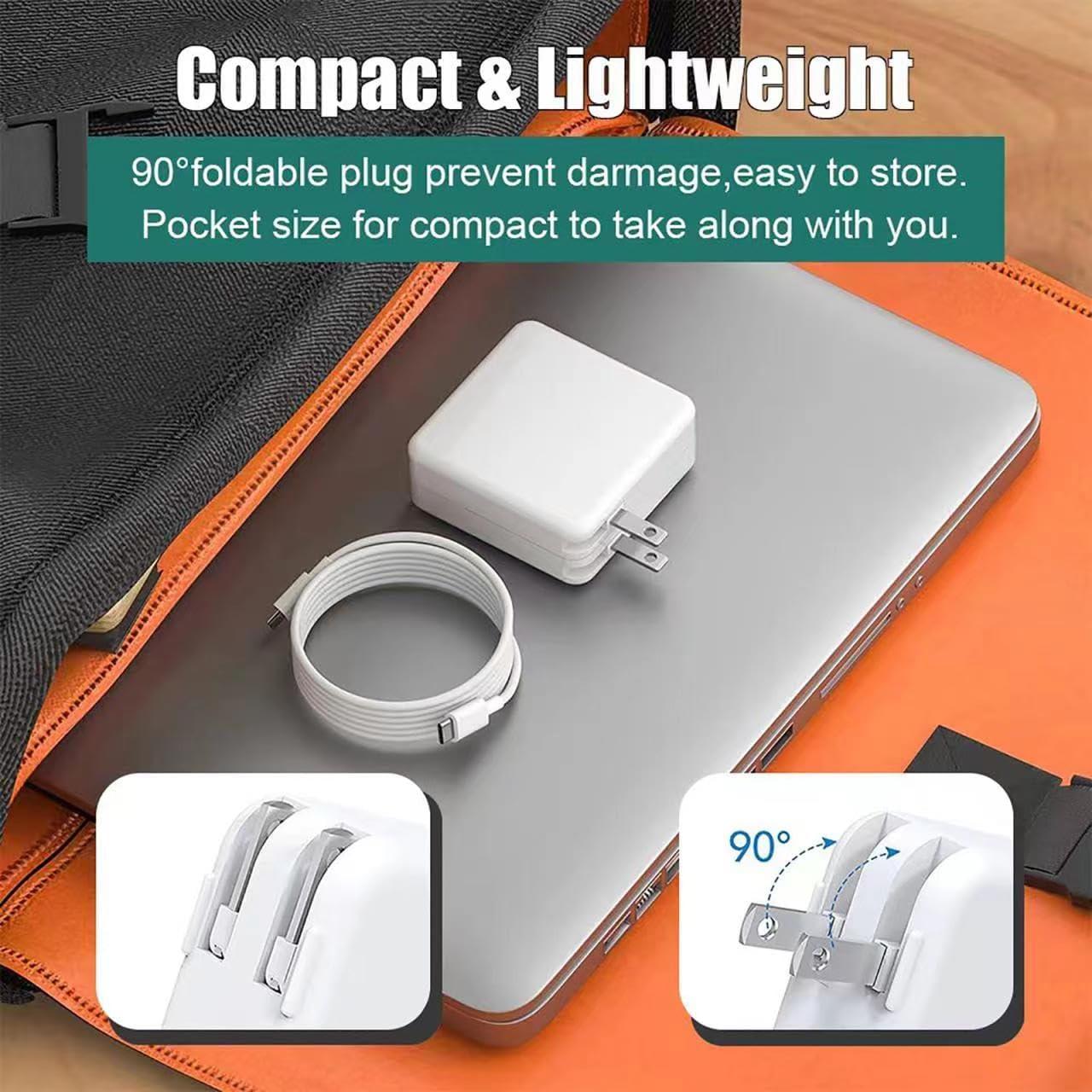 Cargador 100W GaN para MacBook Pro/Air M1 M2 M3 M4