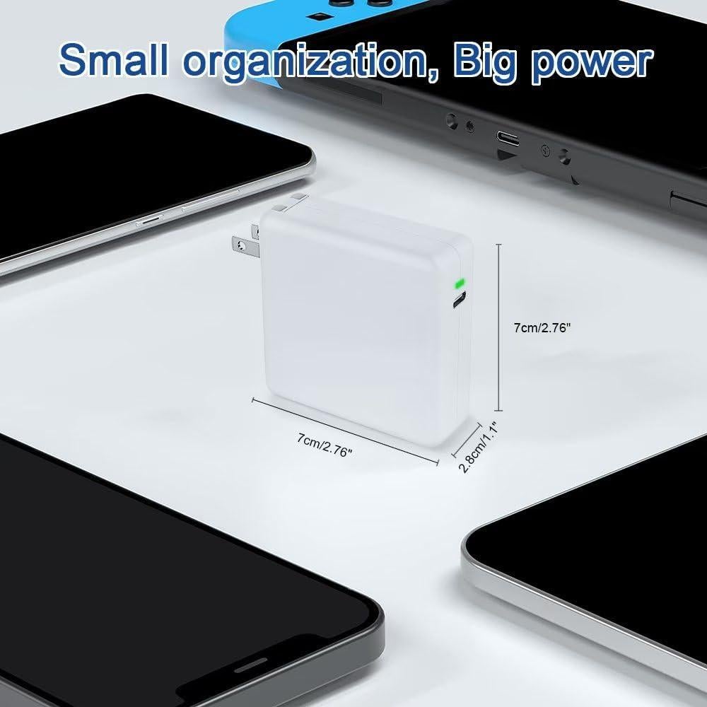 Cargador 100W GaN para MacBook Pro/Air M1 M2 M3 M4