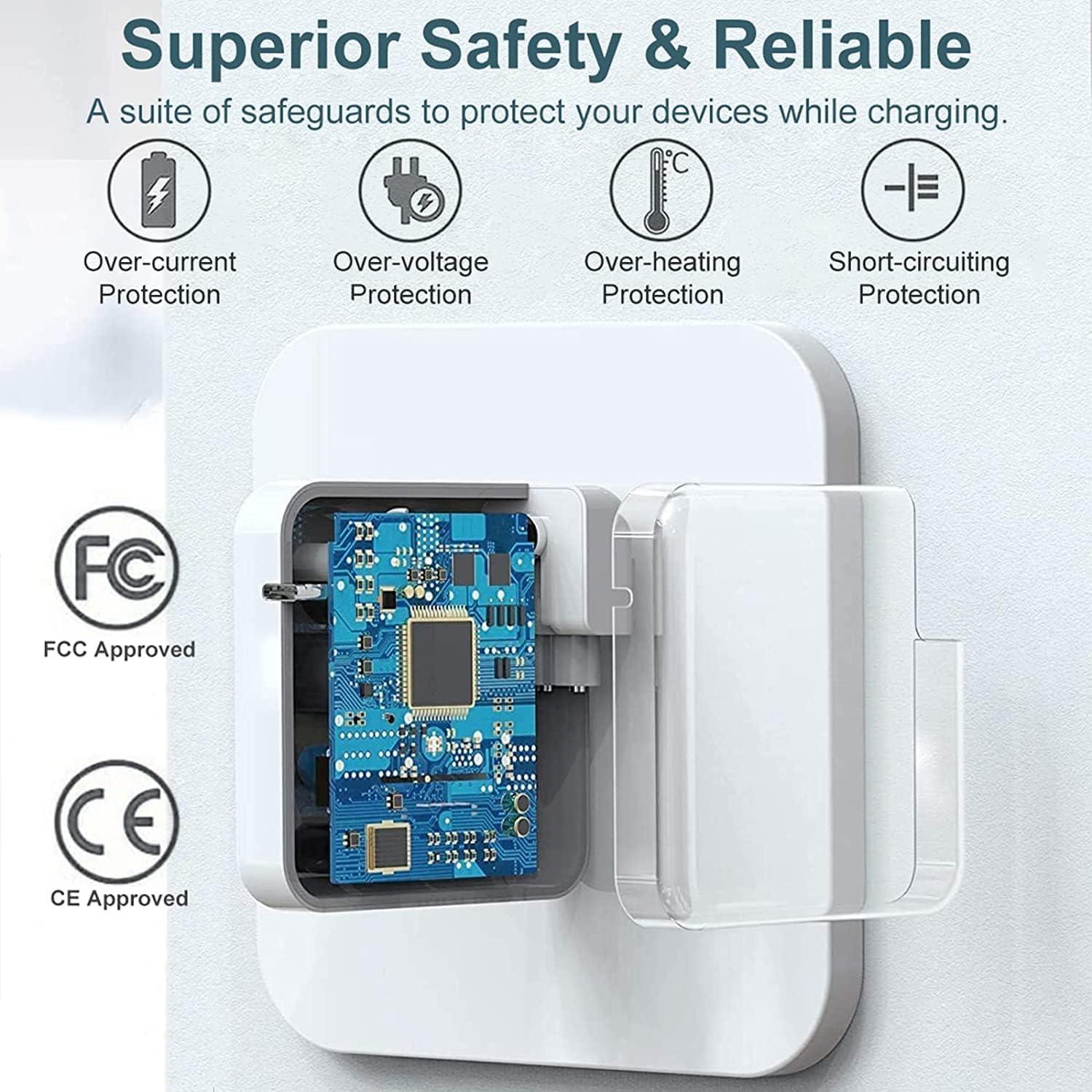 Cargador Rápido USB-C 96W Sehonor para MacBook Pro/Air