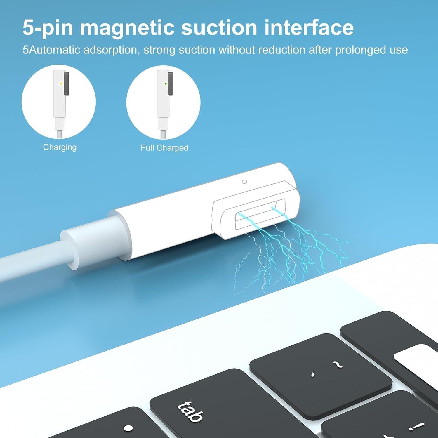 Cargador Eokoowo 60W Tipo L para MacBook Pro y Air