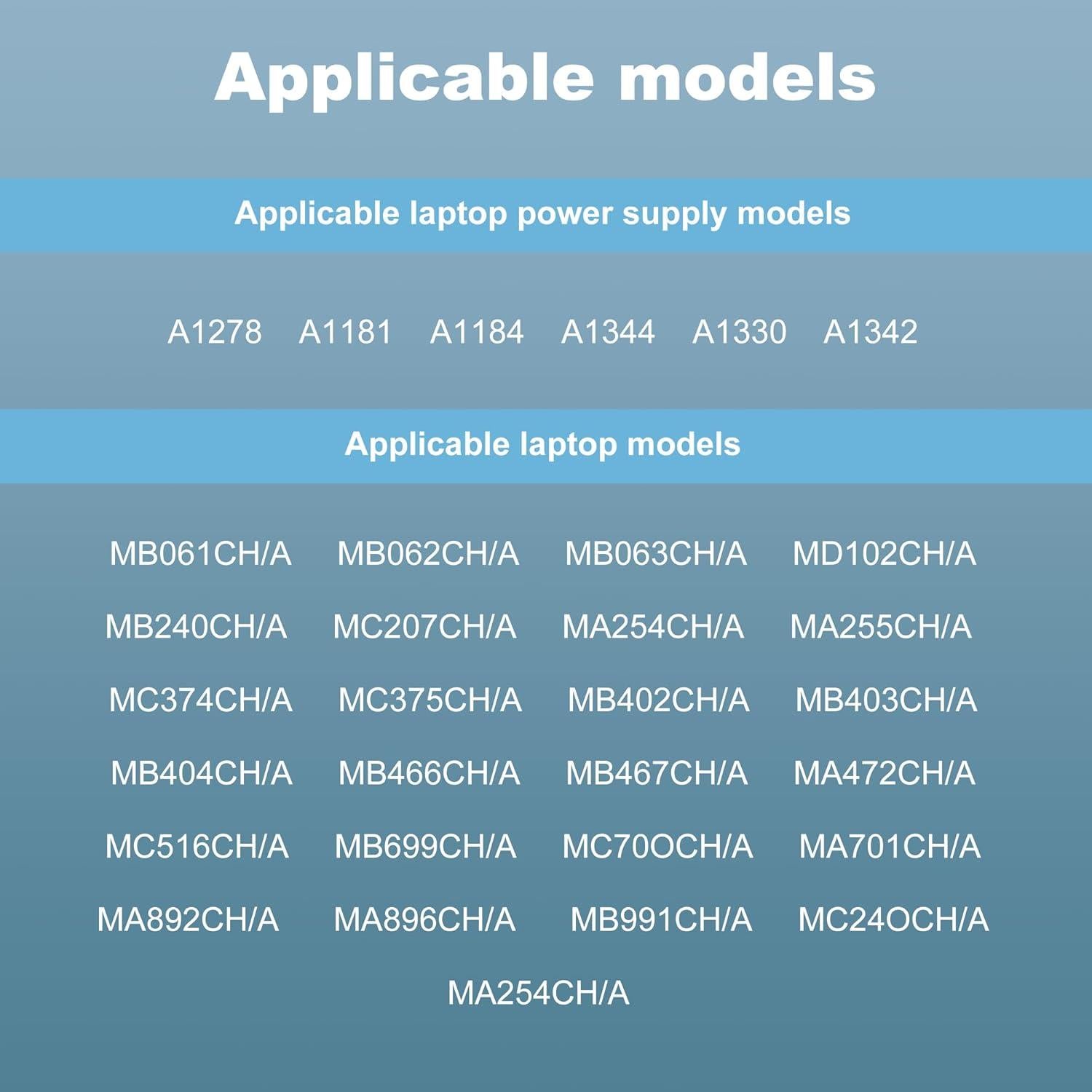 Cargador Eokoowo 60W Tipo L para MacBook Pro y Air