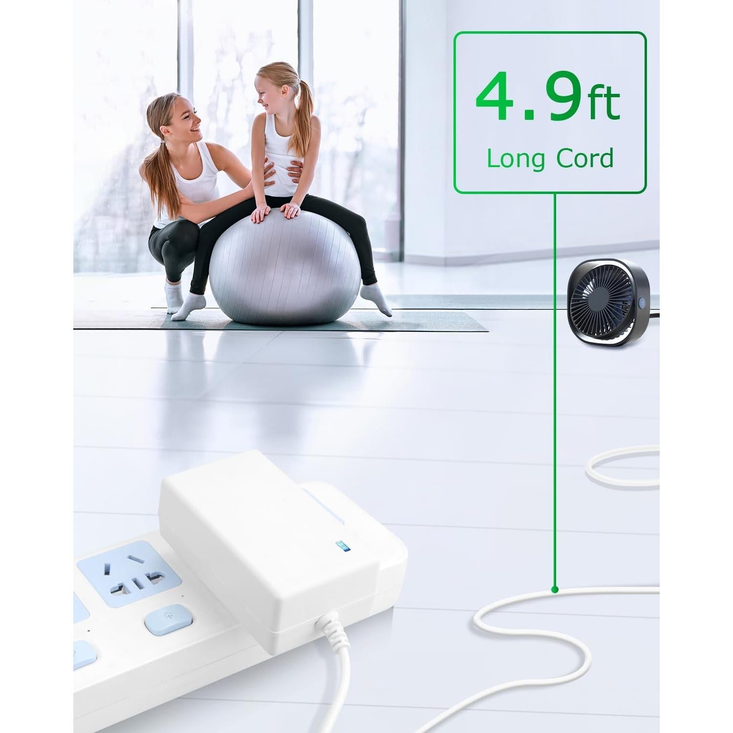 Adaptador de Alimentación AC/DC 12V 3A 36W Blanco con 10 Enchufes