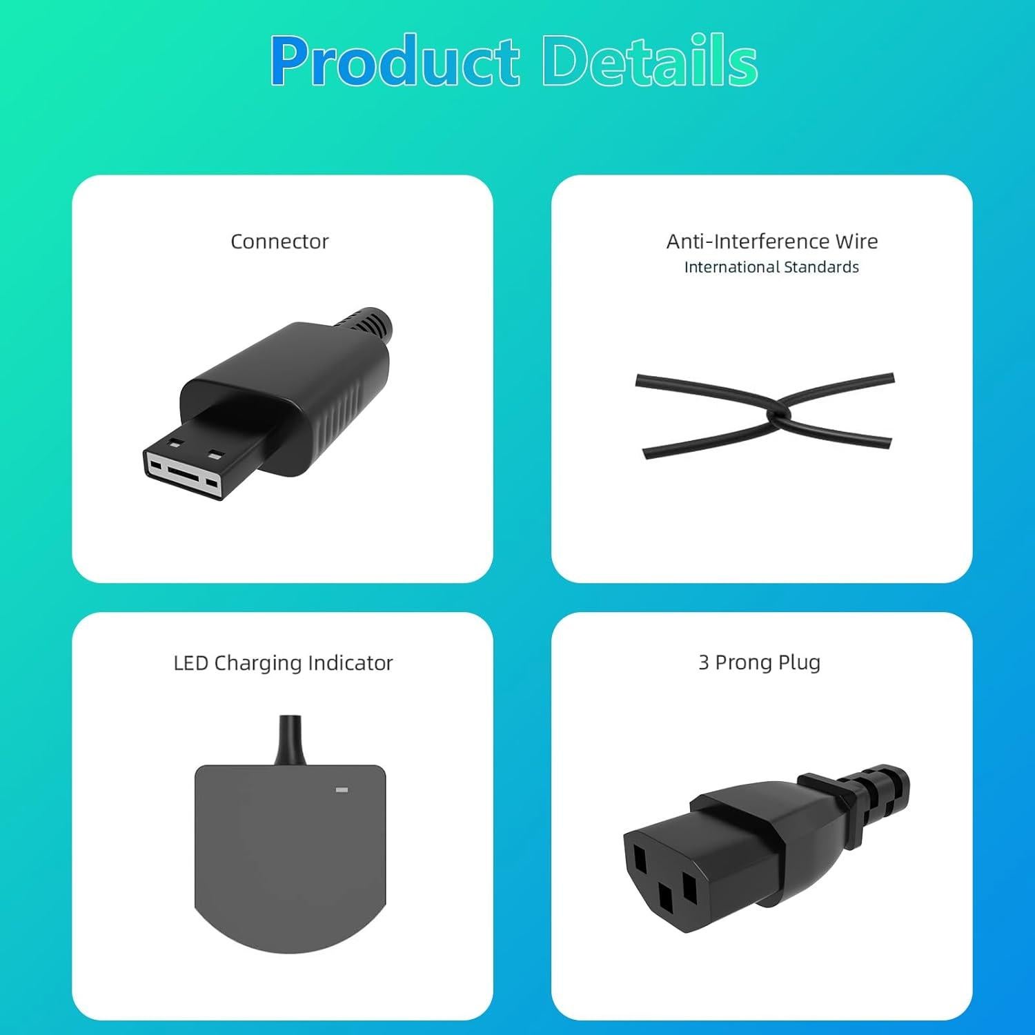 Cargador de Laptop GERVGHS 240W Compatible MSI GE76 GE66