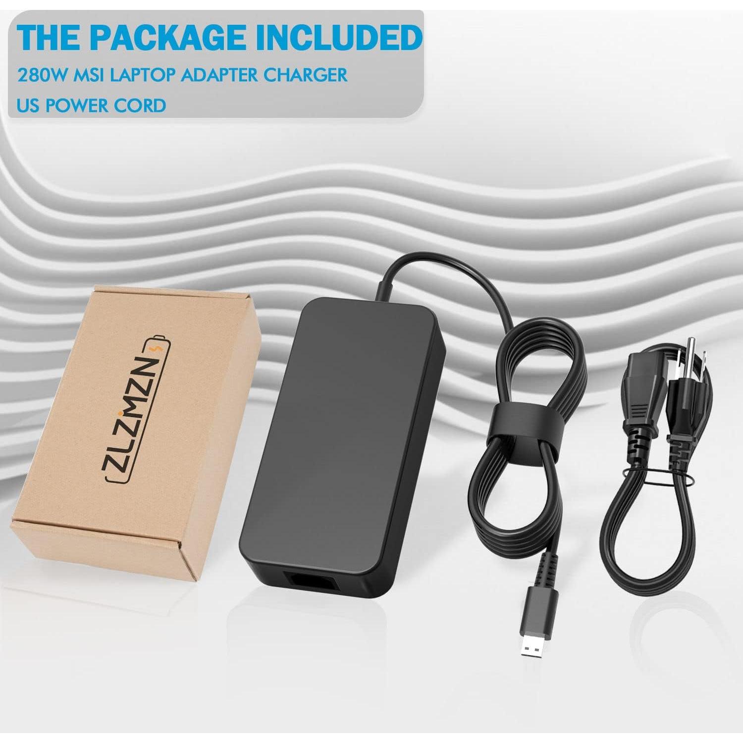 Cargador AC 280W MSI Stealth GS77 GE66 GE76 GP66 GP76