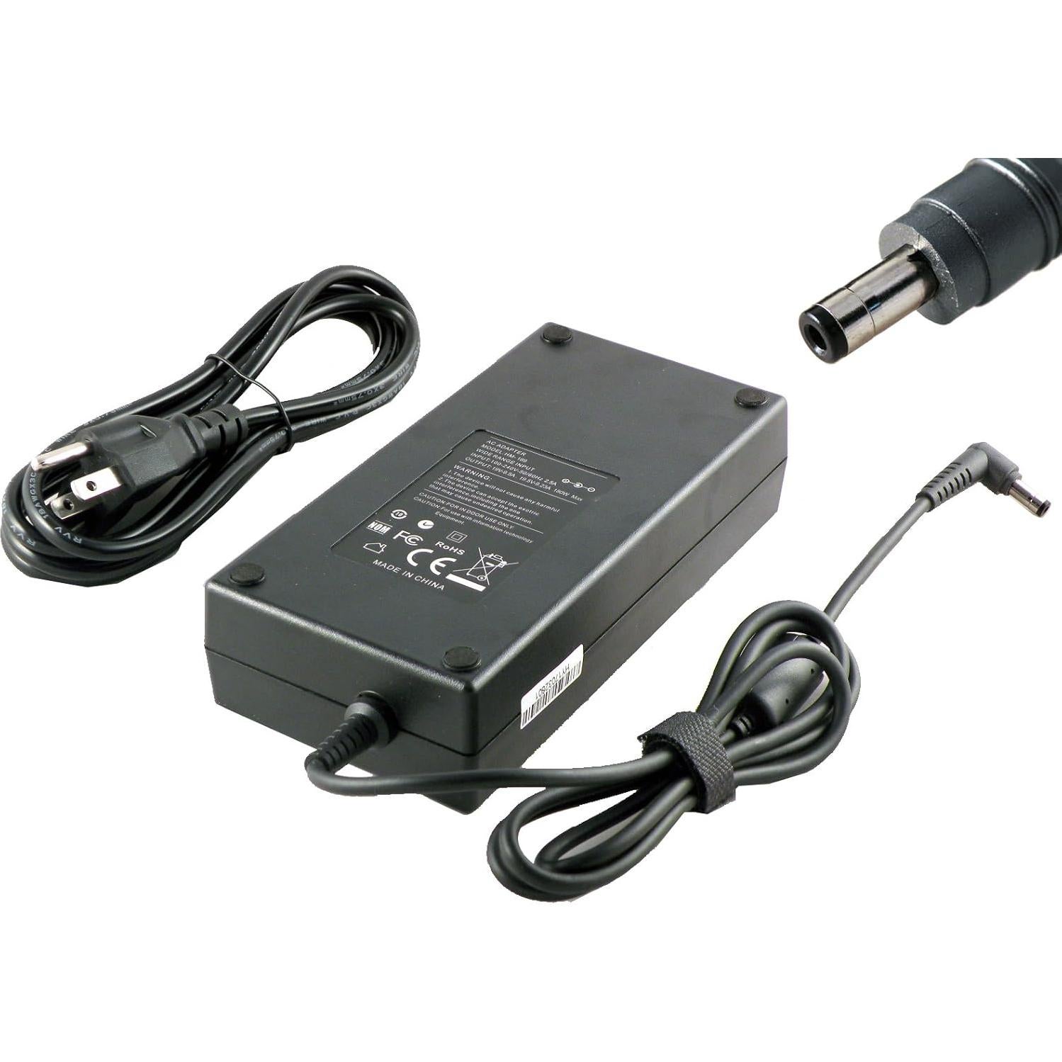 Adaptador de CA iTEKIRO 180W para laptops CyberPowerPC y Aorus