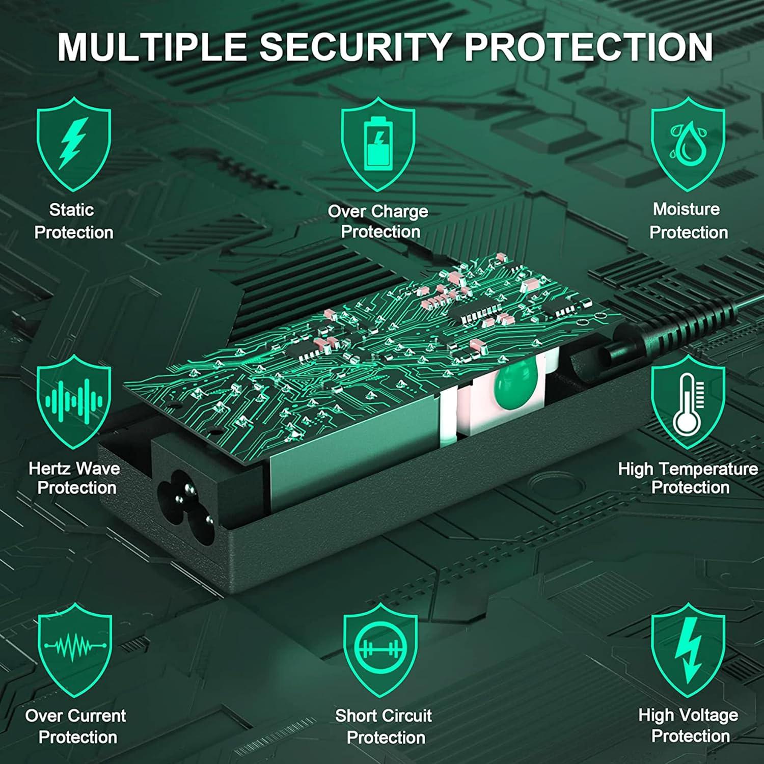 Adaptador de corriente AC DC J-ZMQER para Gigabyte Aorus X5 15.6