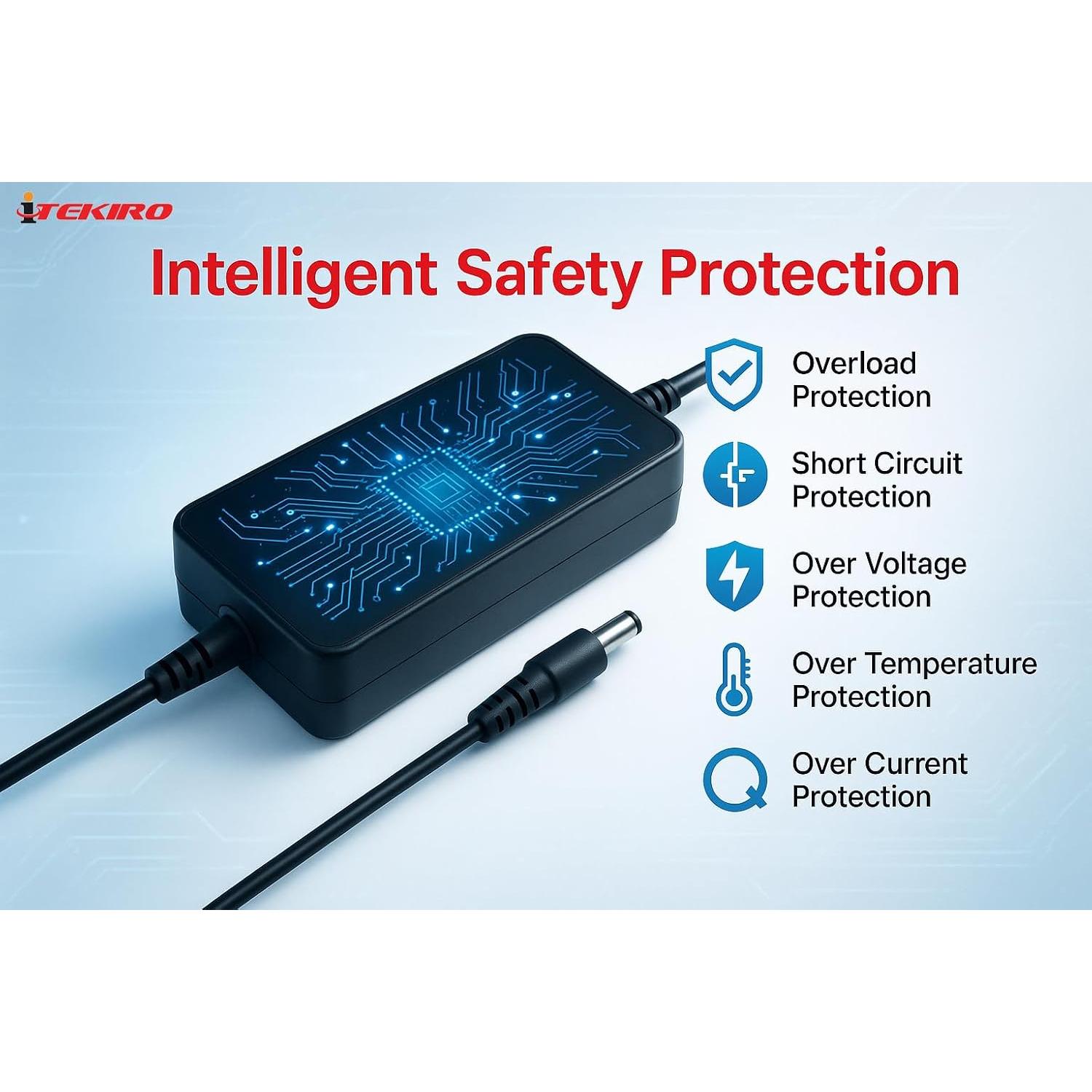 Adaptador AC iTEKIRO 120W para laptops EVOO y Gigabyte