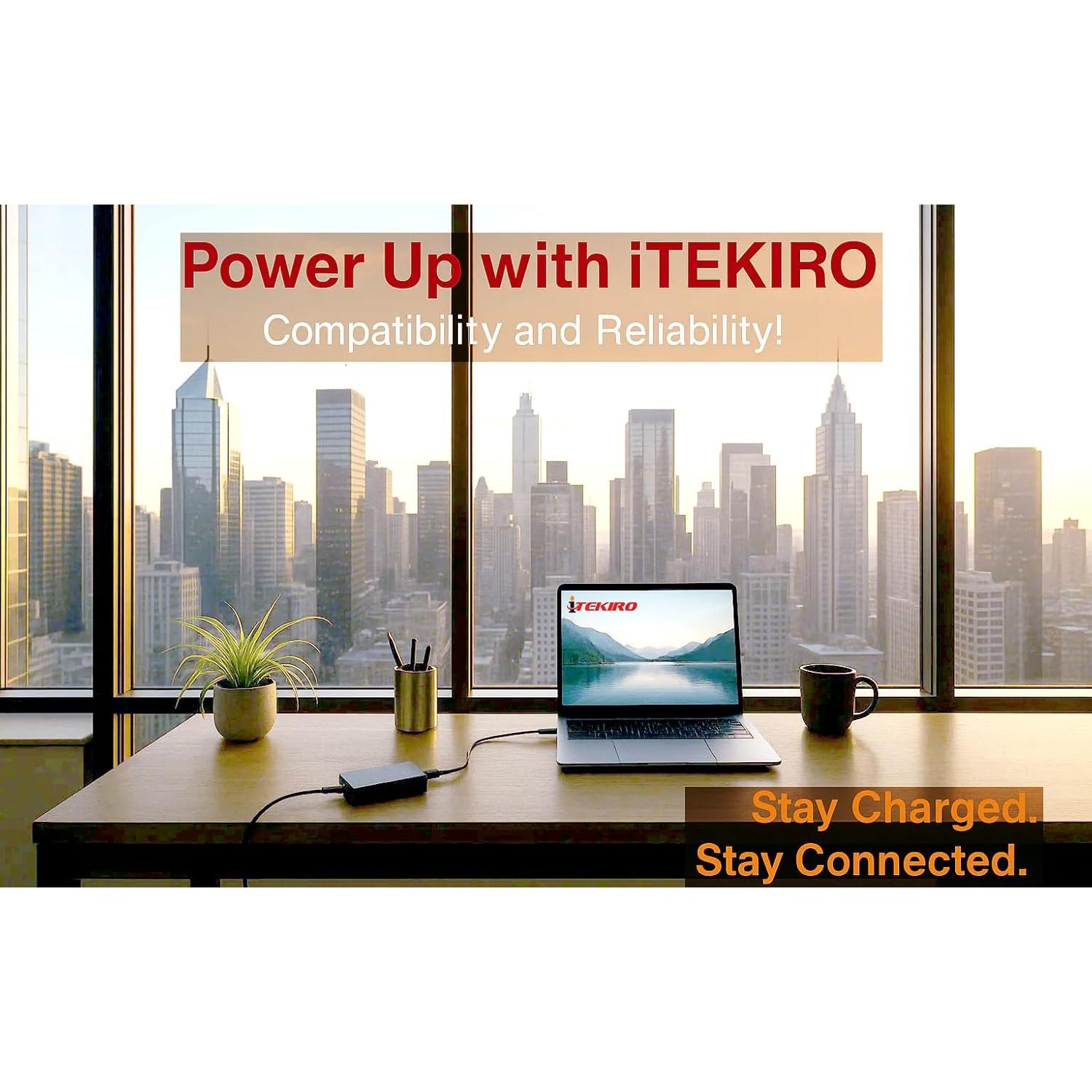 Adaptador AC iTEKIRO 120W para laptops EVOO y Gigabyte