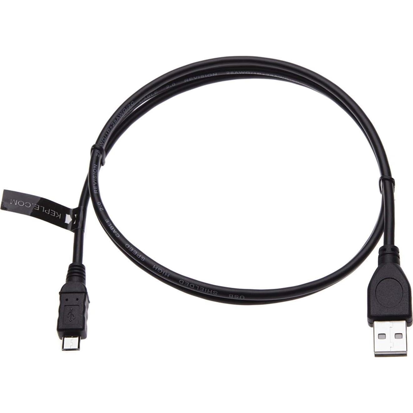 Cable de carga Micro USB Keple 0.46m Carga Rápida 2.4A