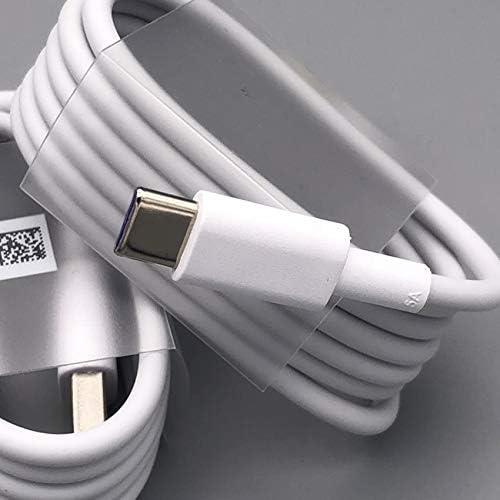 Cable USB Tipo C Huawei SuperCharge 5A 1M Blanco Original