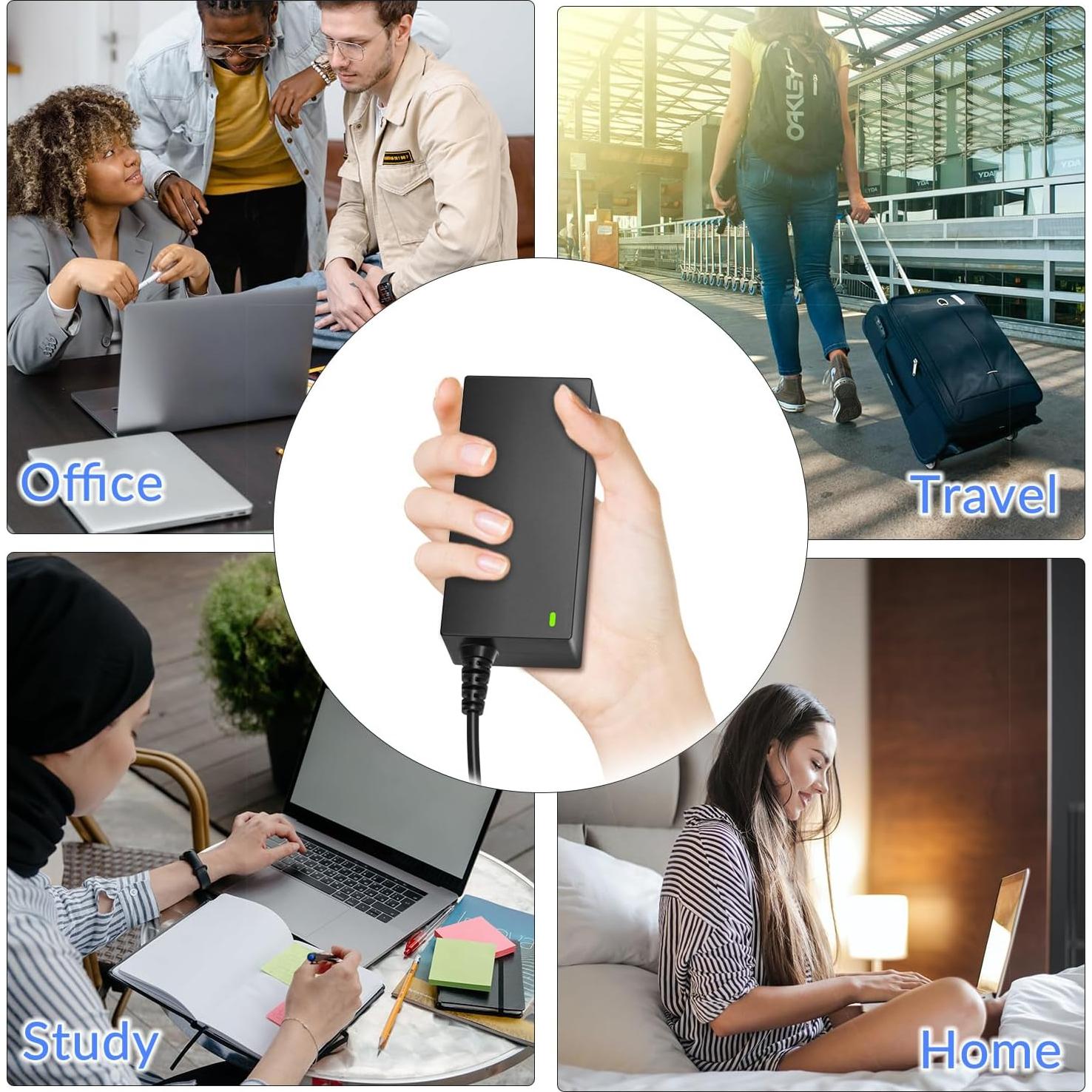 Cargador Universal USB C 65W para Laptop Acer Asus HP Lenovo