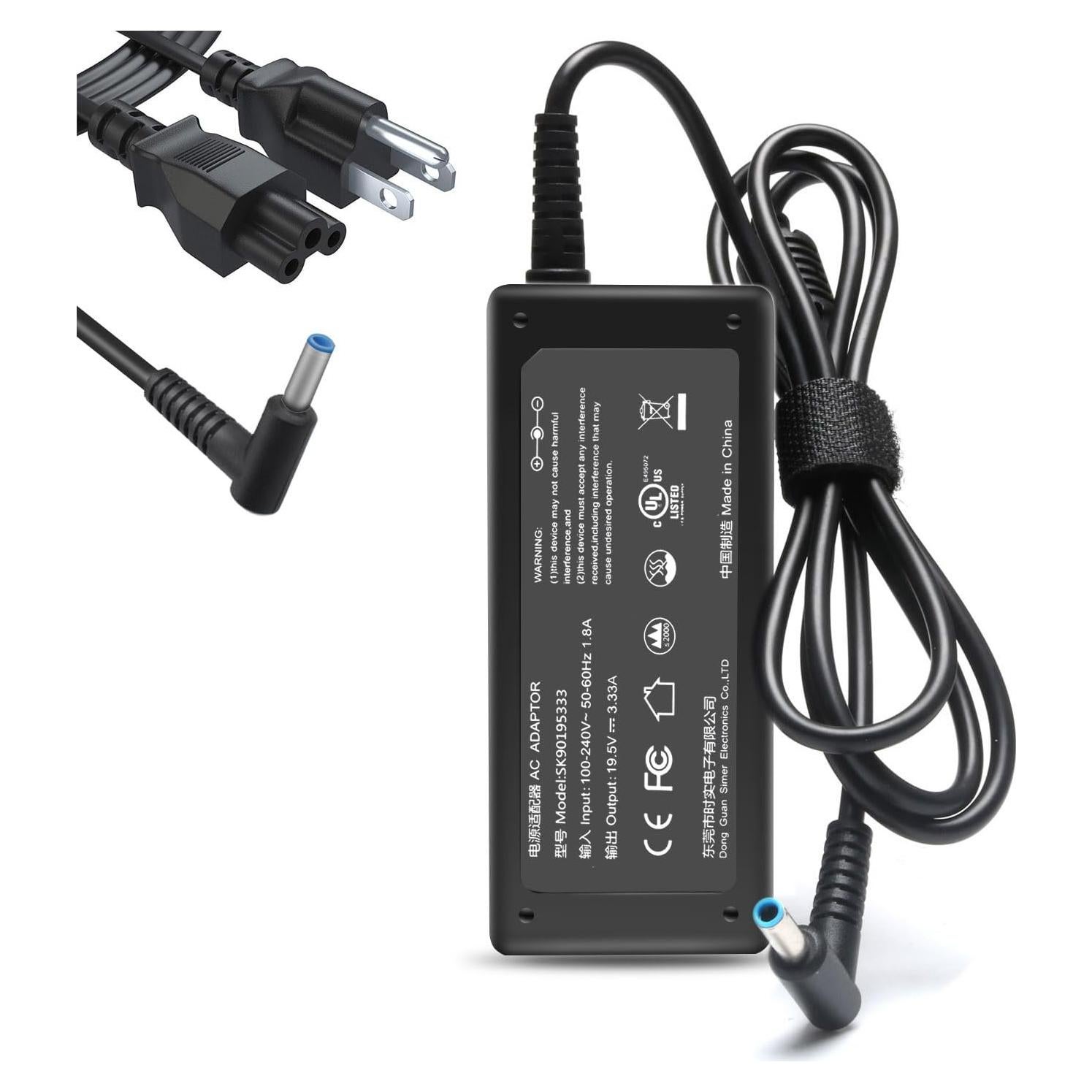 Cargador de Laptop 65W HP 15 Series Adaptador 3.05m