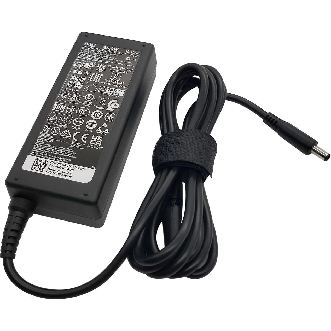 Cargador de Laptop Dell 65W Adaptador CA 4.5mm Negro HKA65NM201