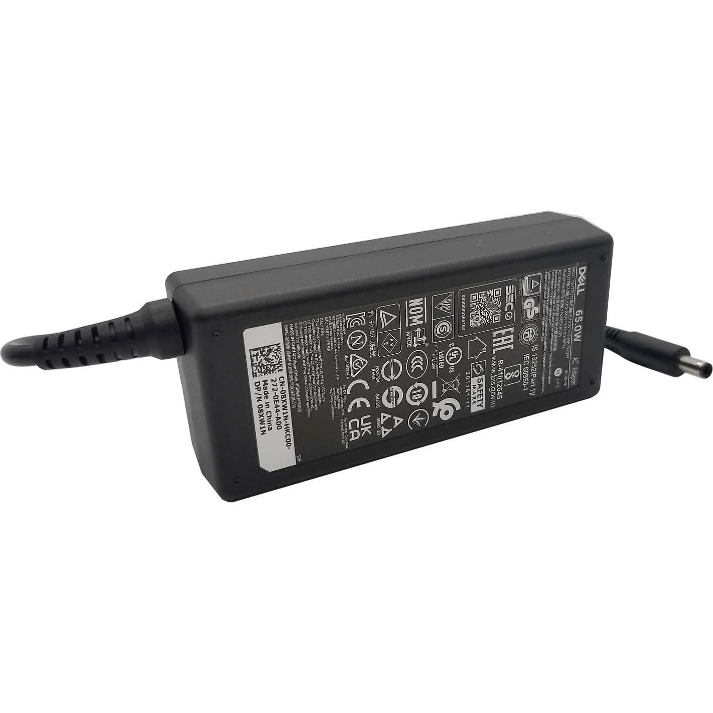 Cargador de Laptop Dell 65W Adaptador CA 4.5mm Negro HKA65NM201