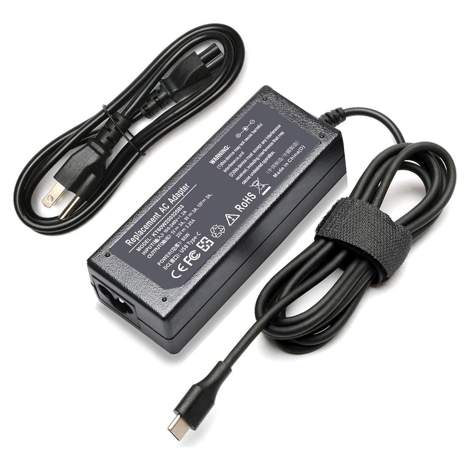Adaptador Cargador USB-C 65W Emanjor para Acer Chromebook