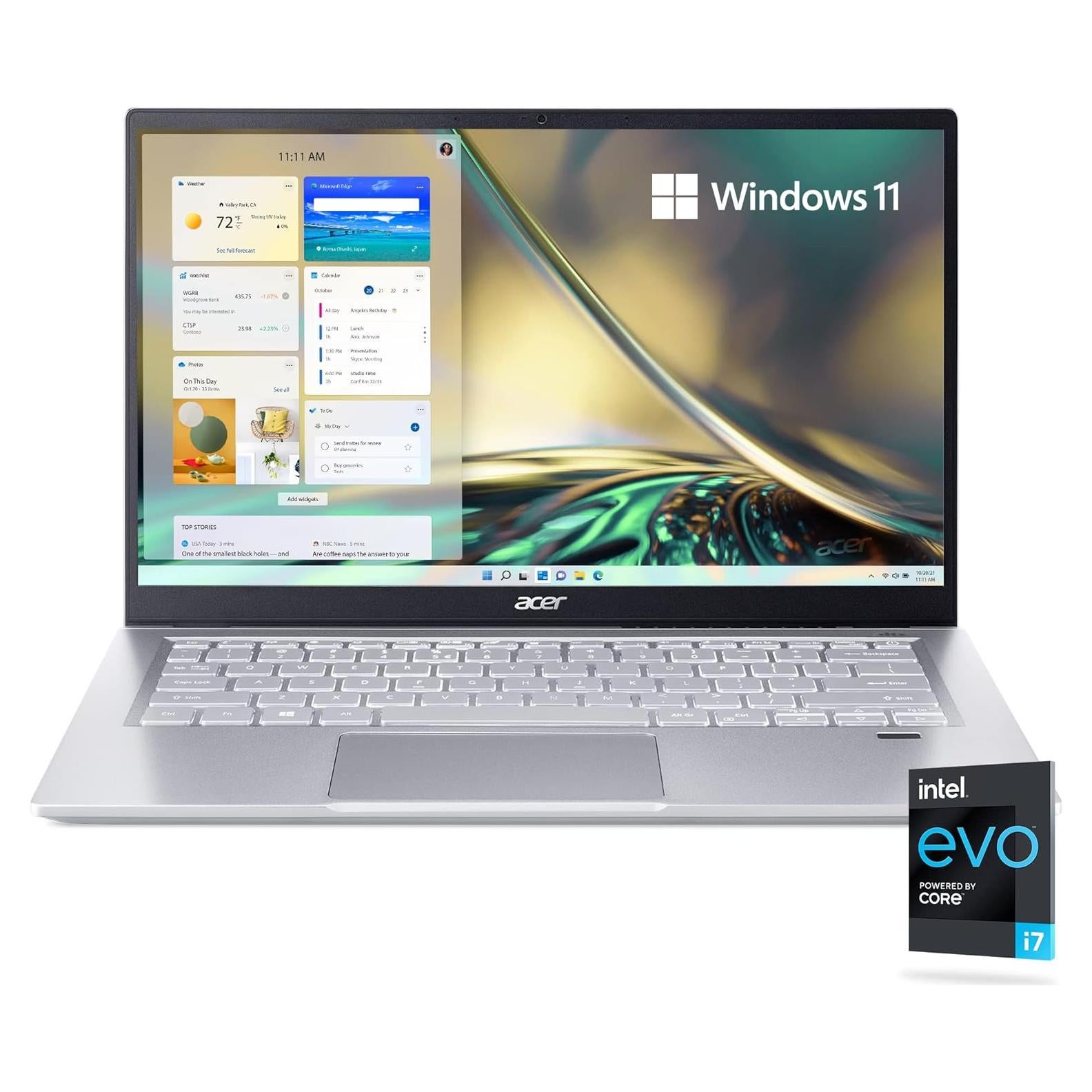 Laptop Acer Swift 3 i7-1165G7 14" Full HD 8GB 512GB Plata