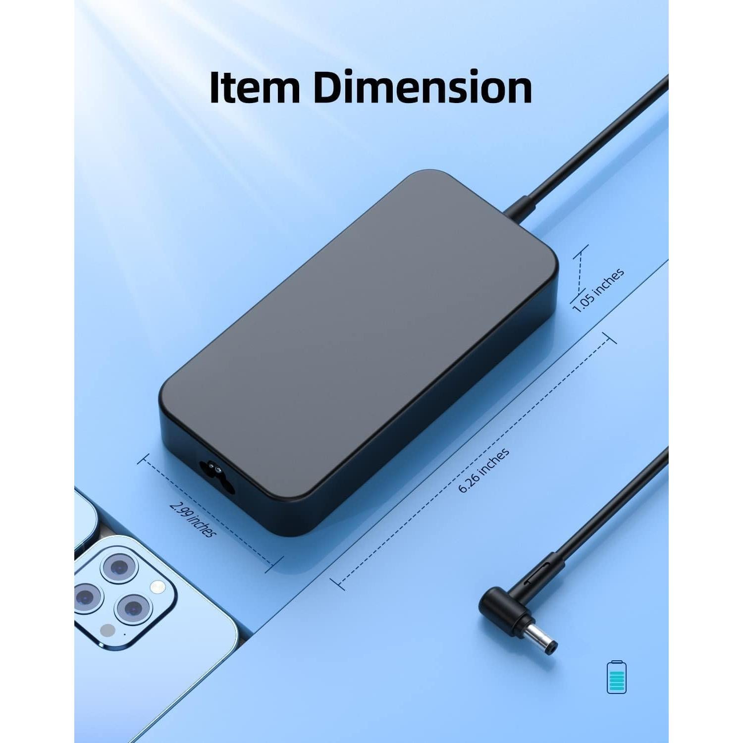 Cargador Laptop 19V 6.32A 120W Superer Compatible Asus